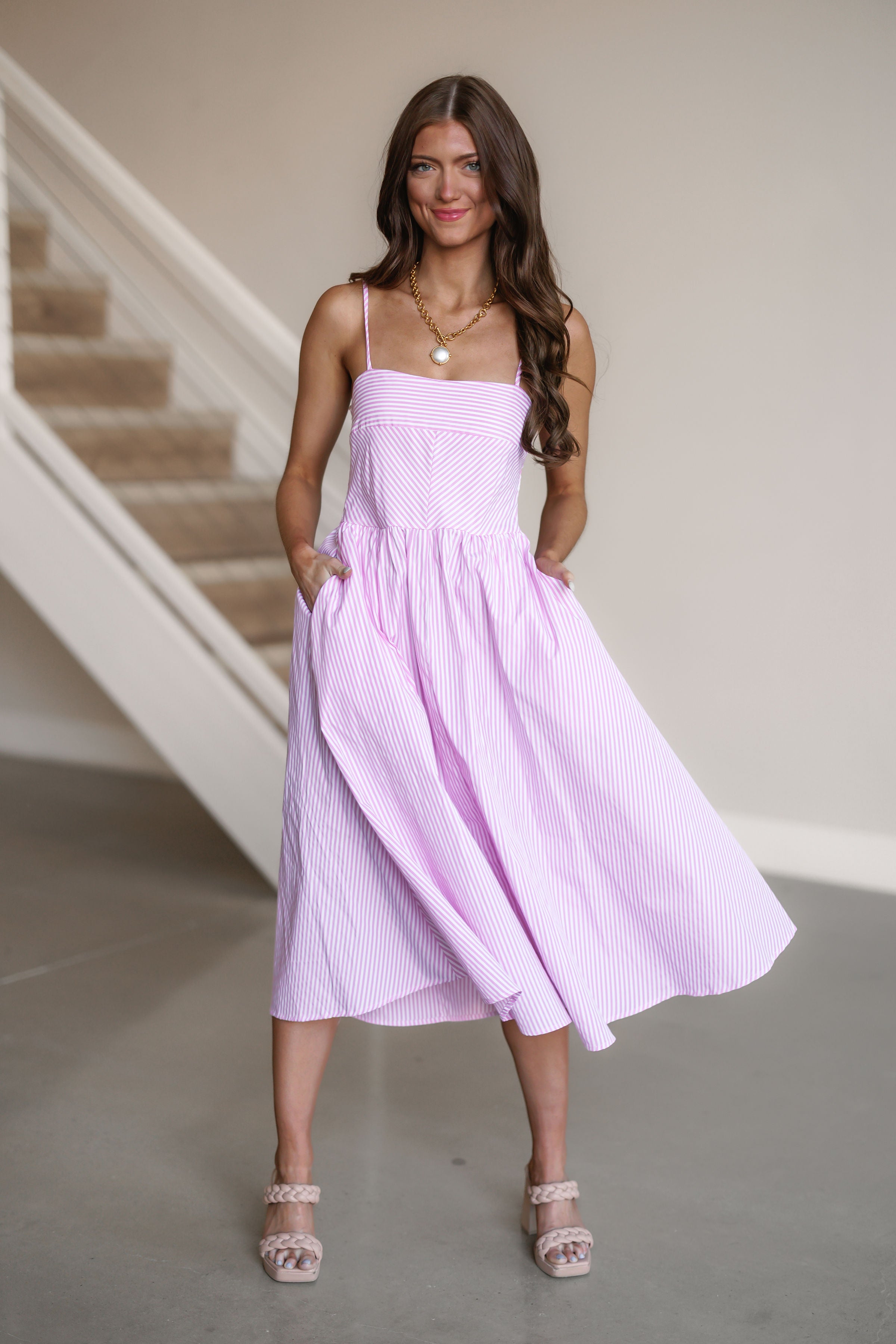 Bethany Dress - Pink