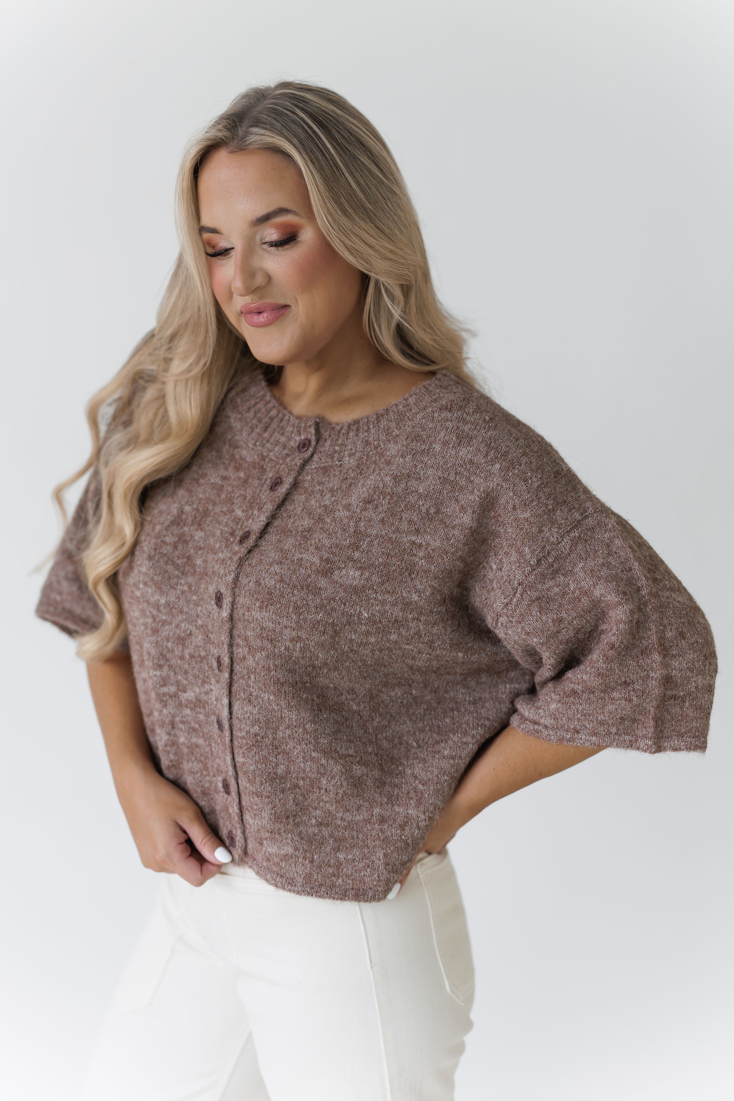 Small Steps Cardigan - Mocha