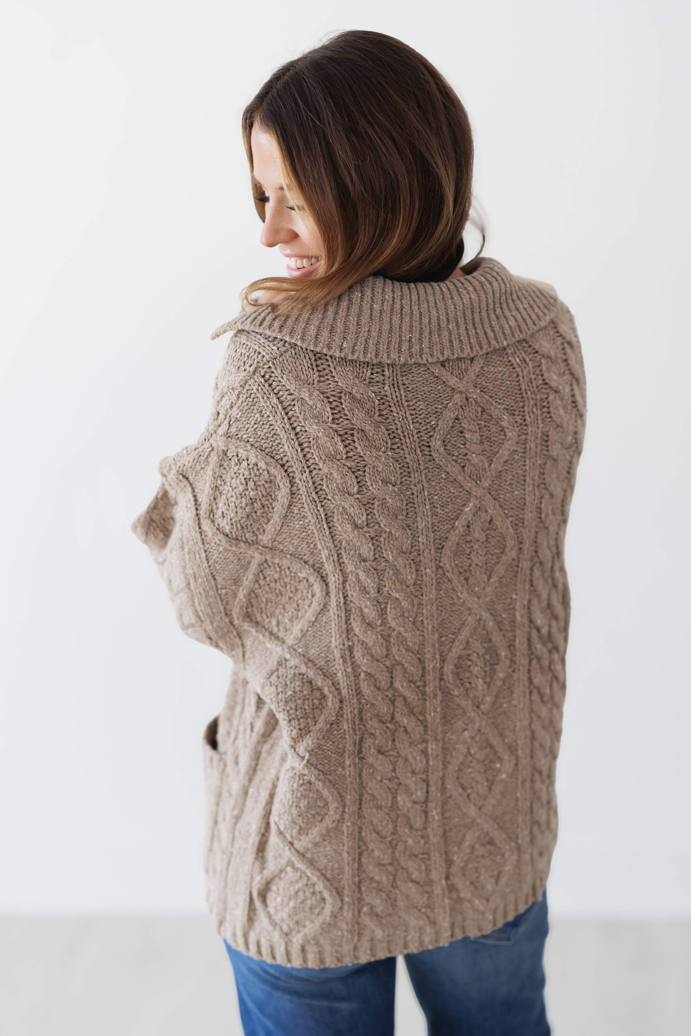 Clear Path Cardigan - Beige
