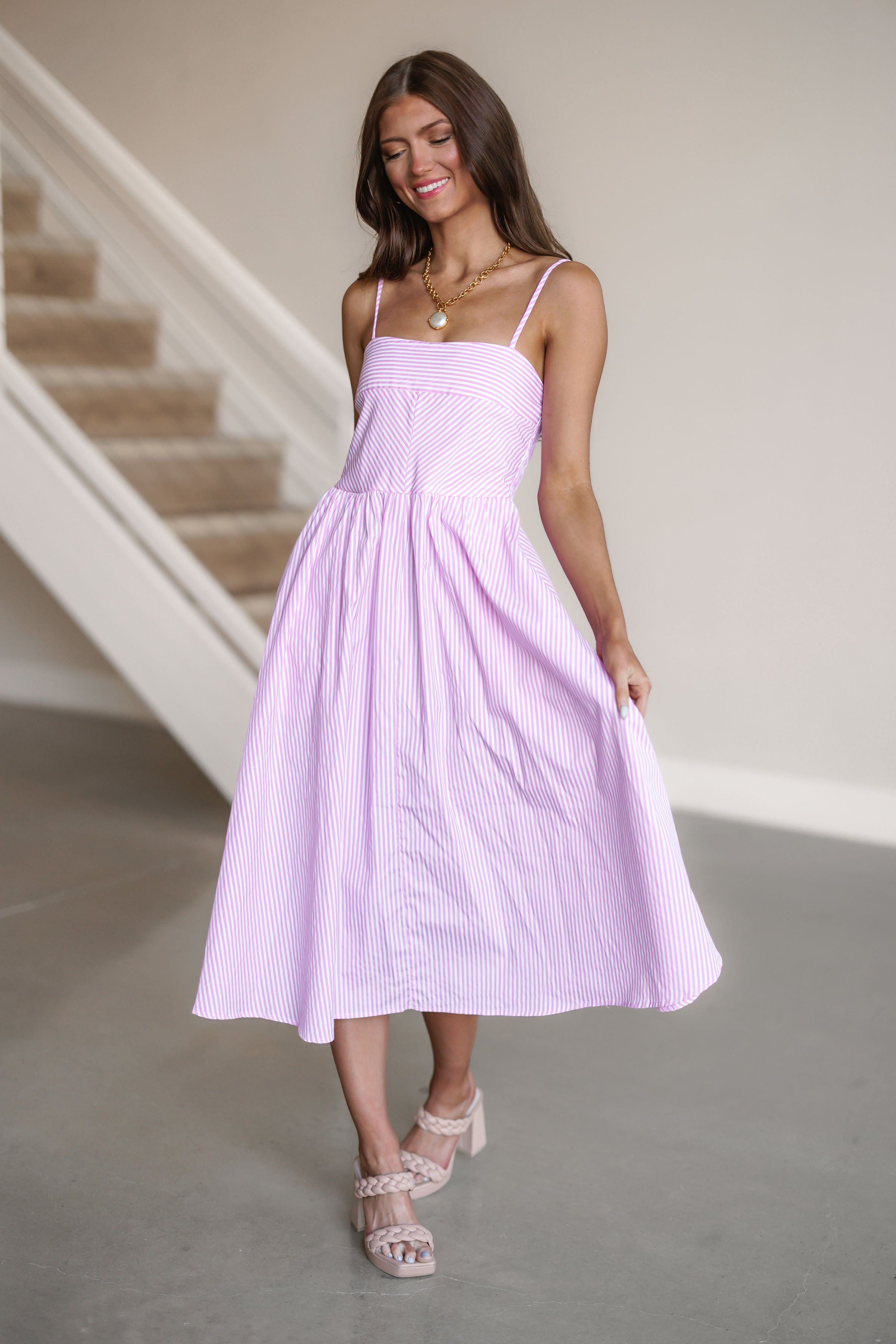 Bethany Dress - Pink