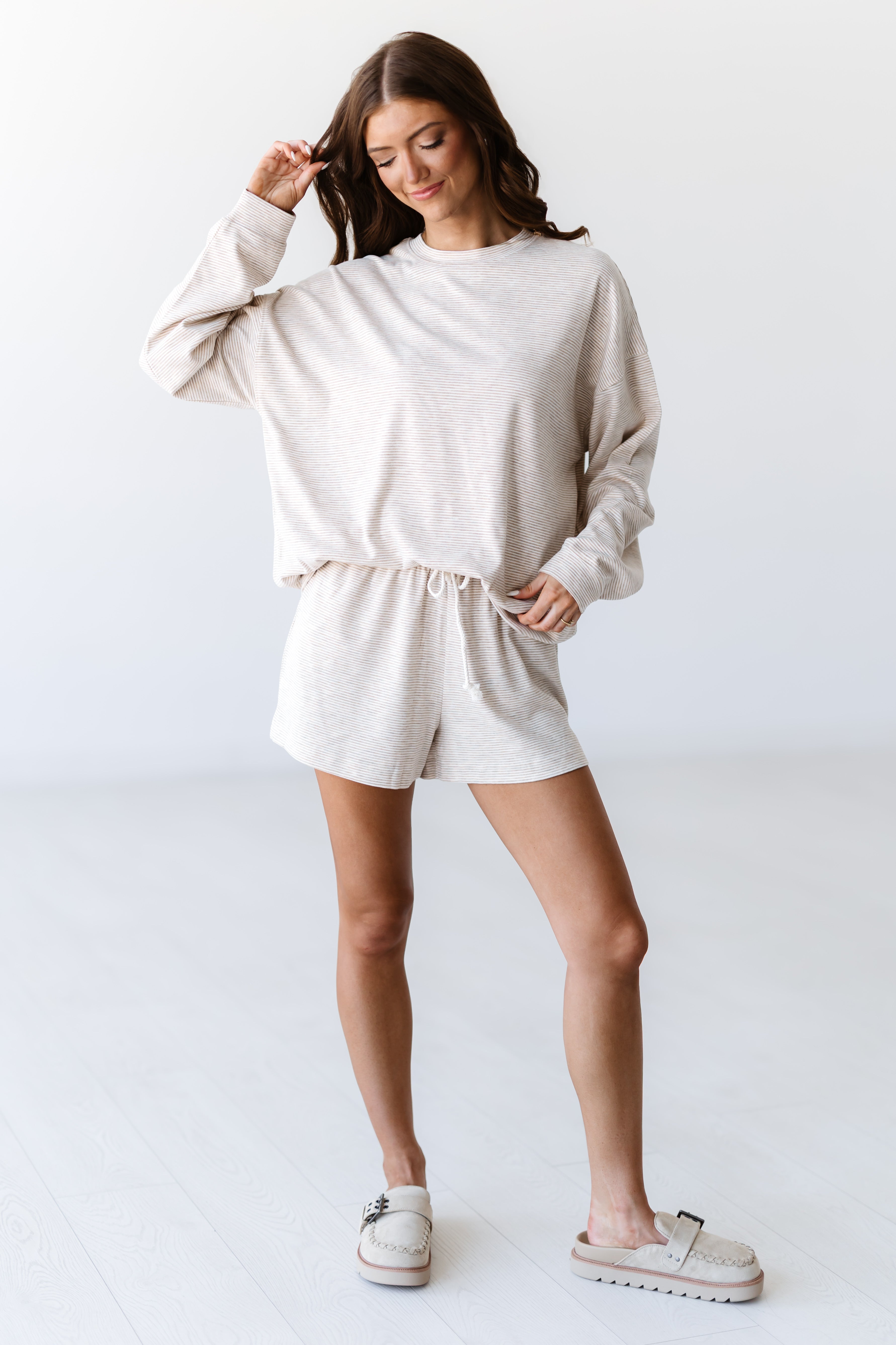 Bay Breeze Set - Taupe/White