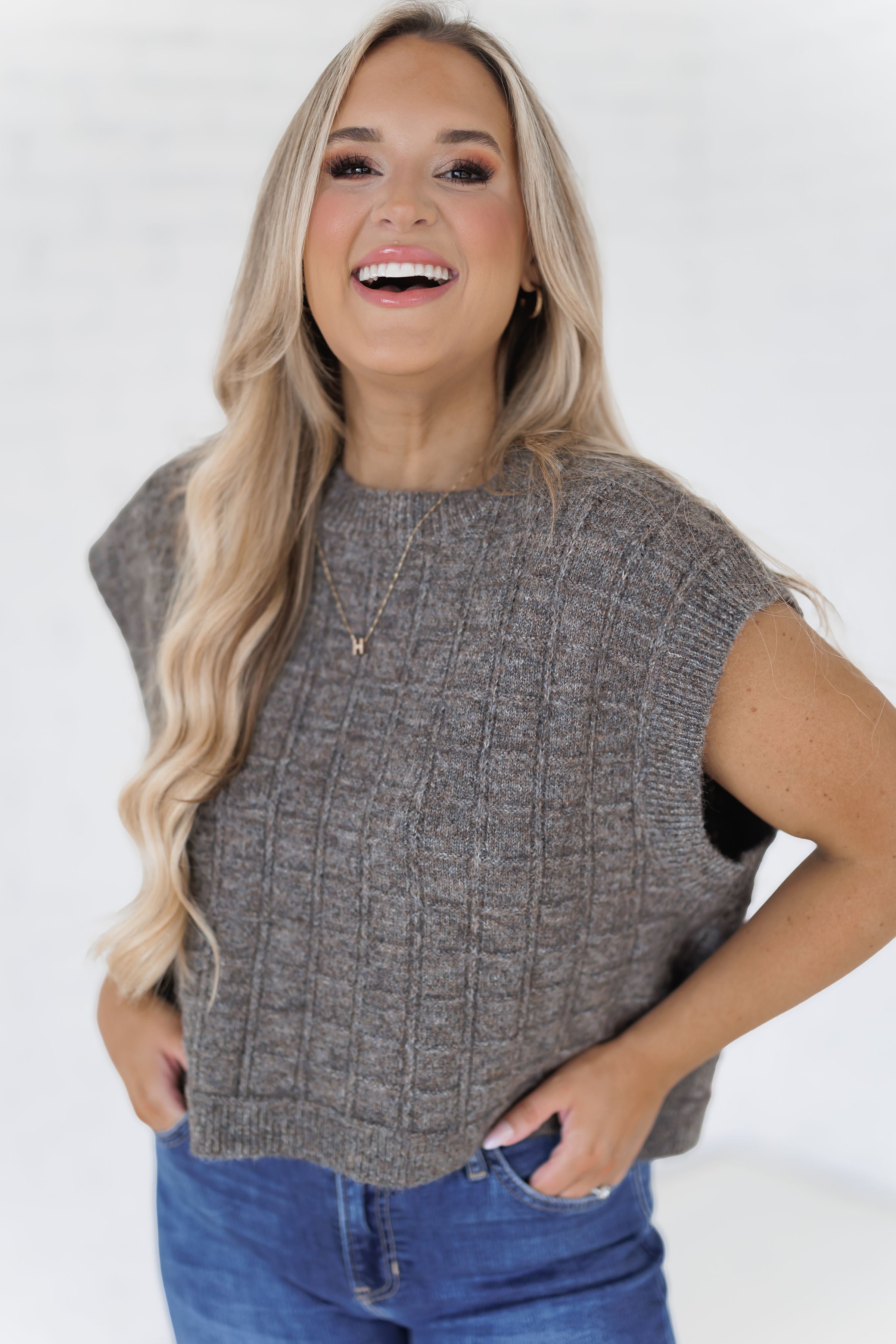 With Open Arms Sweater Vest