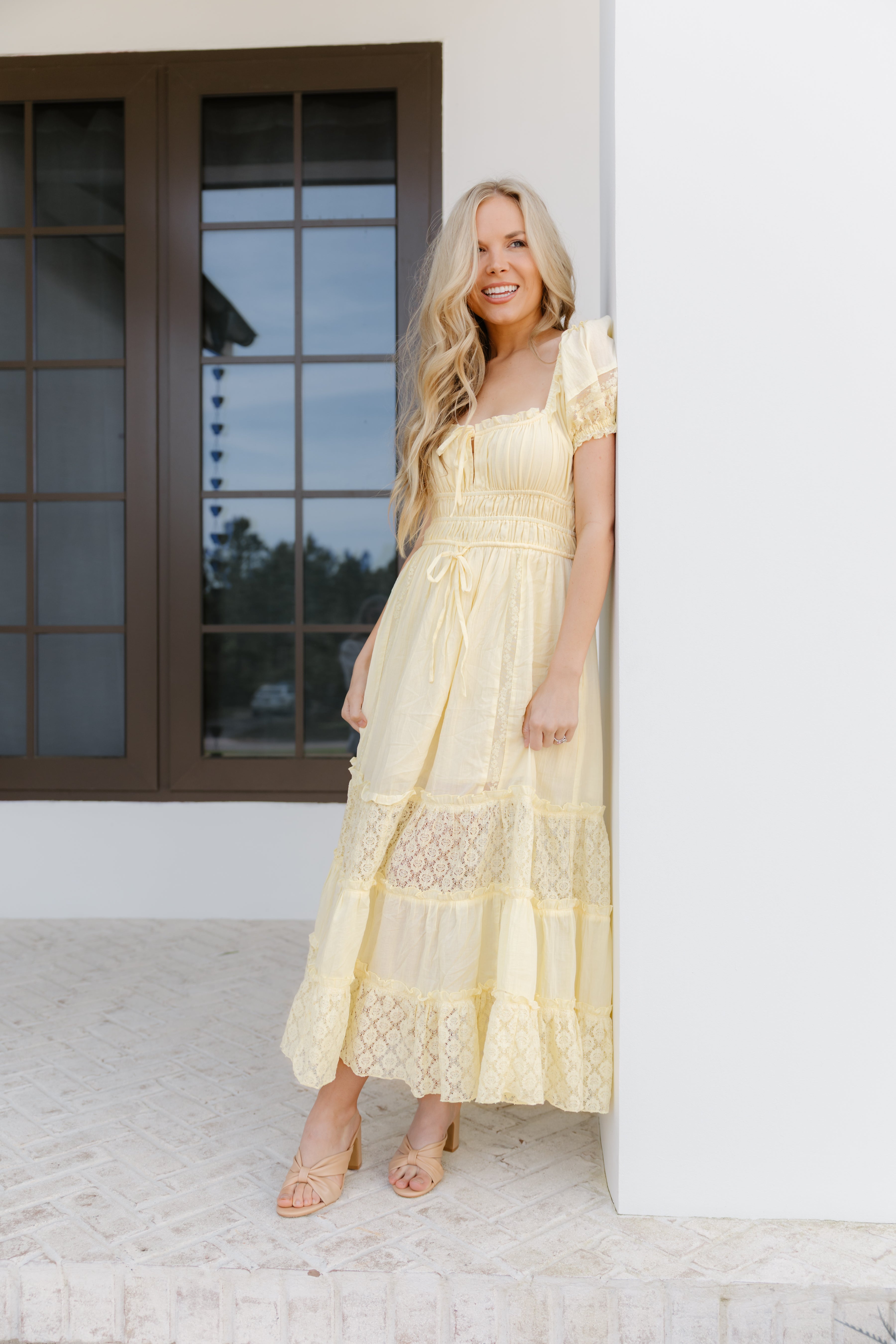 Allison Dress - Lt. Yellow