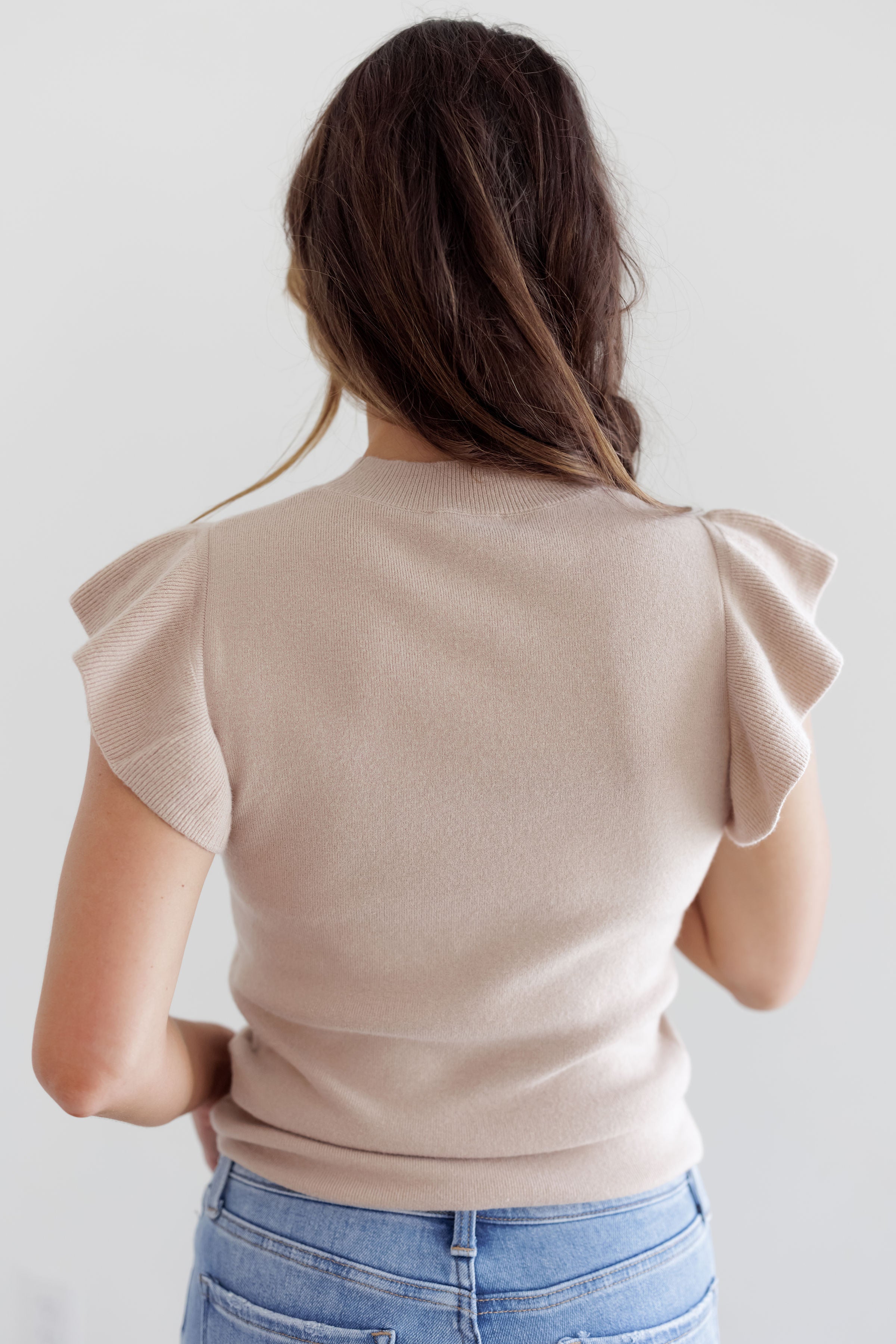 Run Your Race Top - Taupe