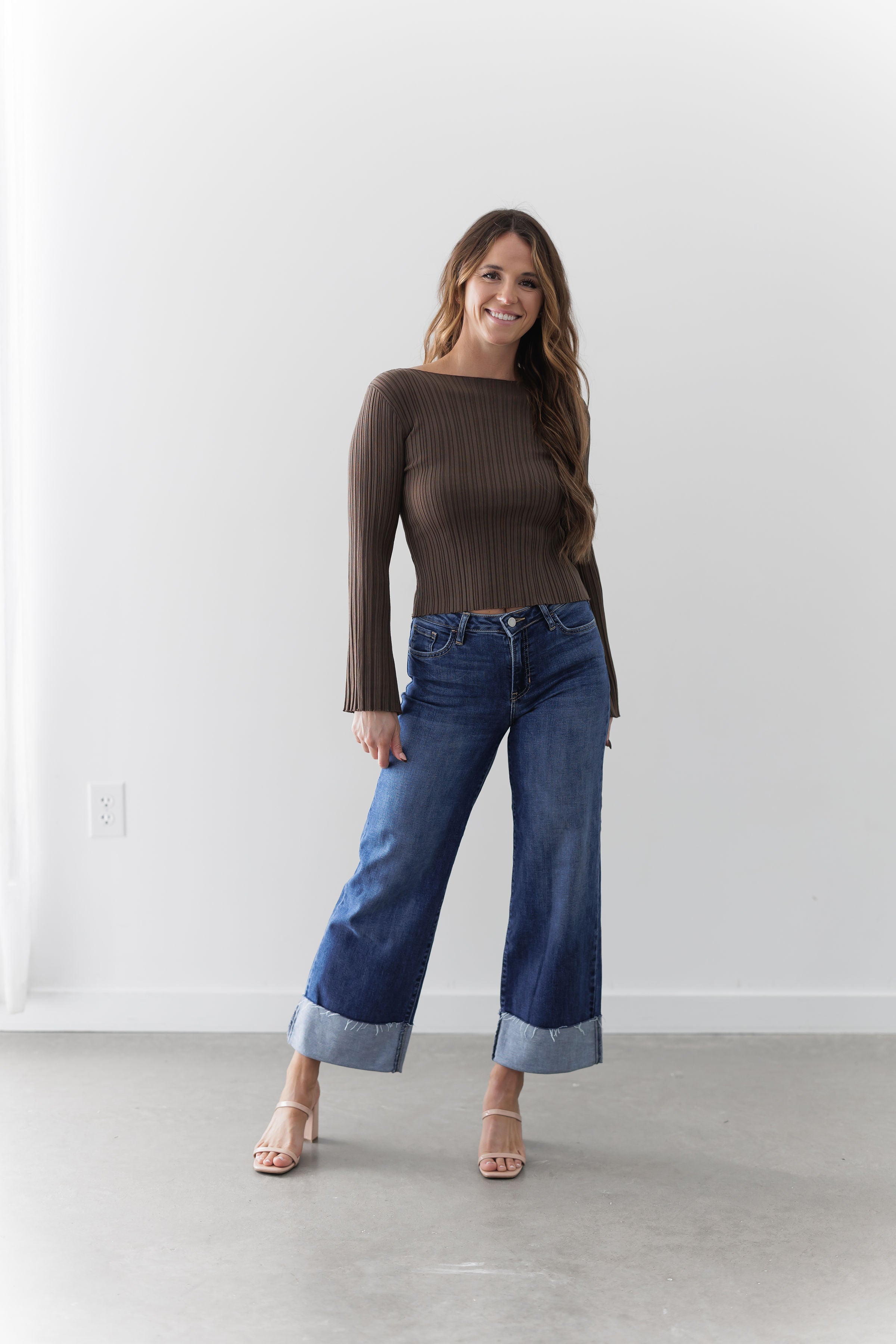 Slow Fade Top - Chocolate