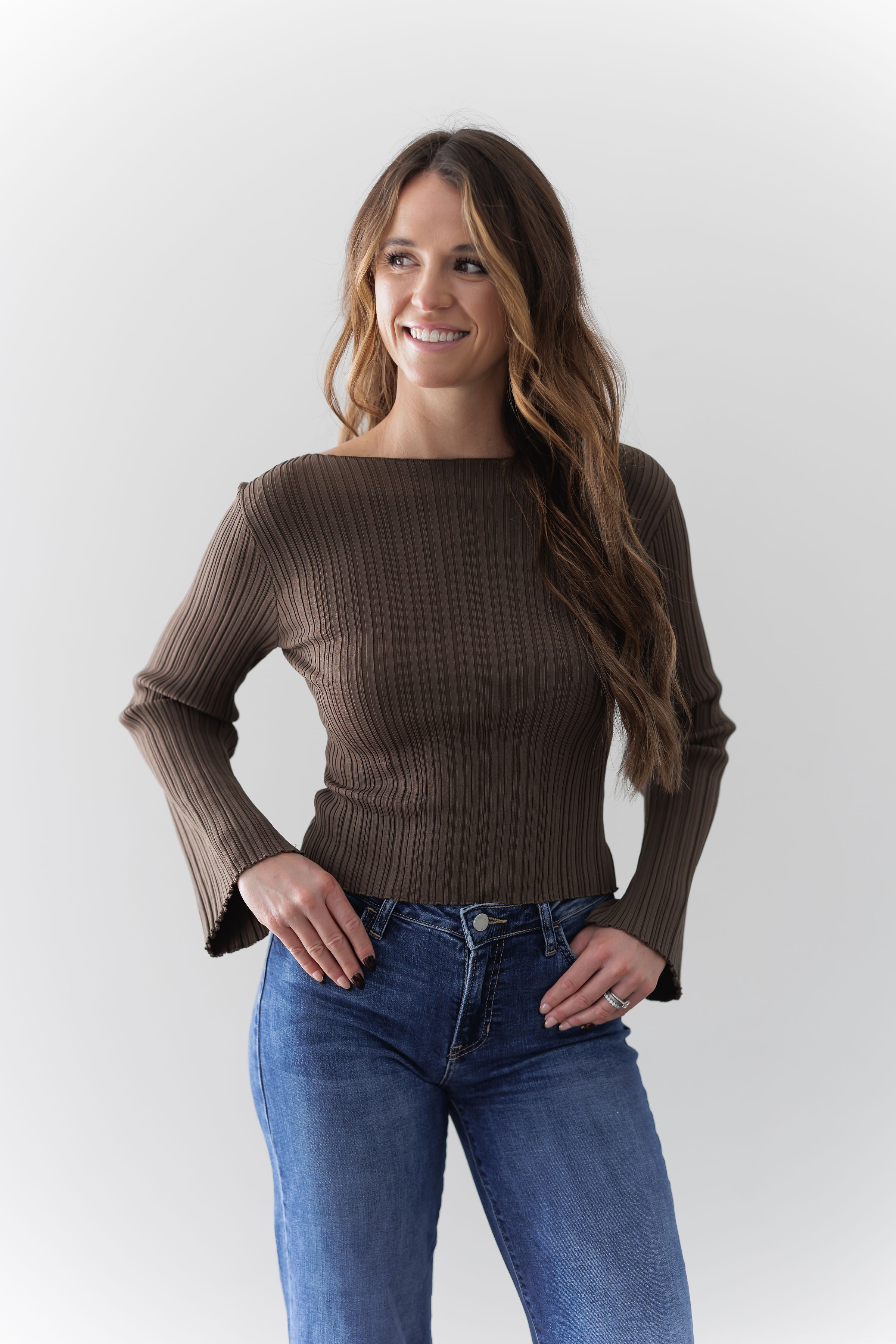 Slow Fade Top - Chocolate