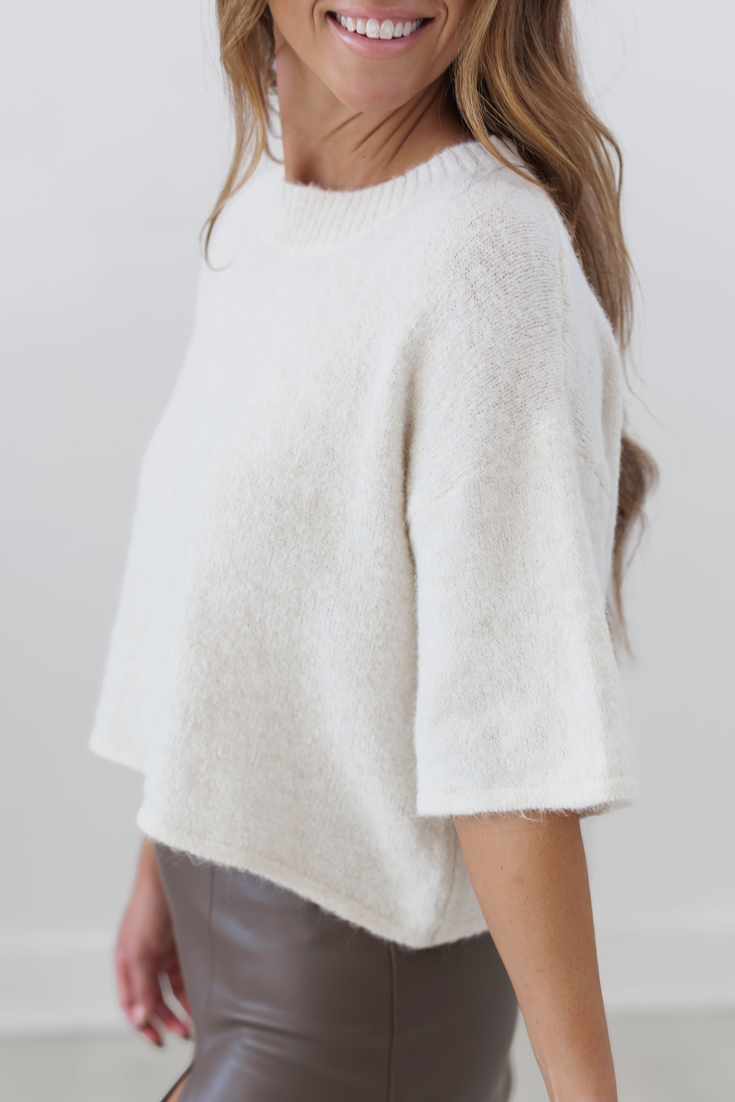 All The Feels Cropped Sweater