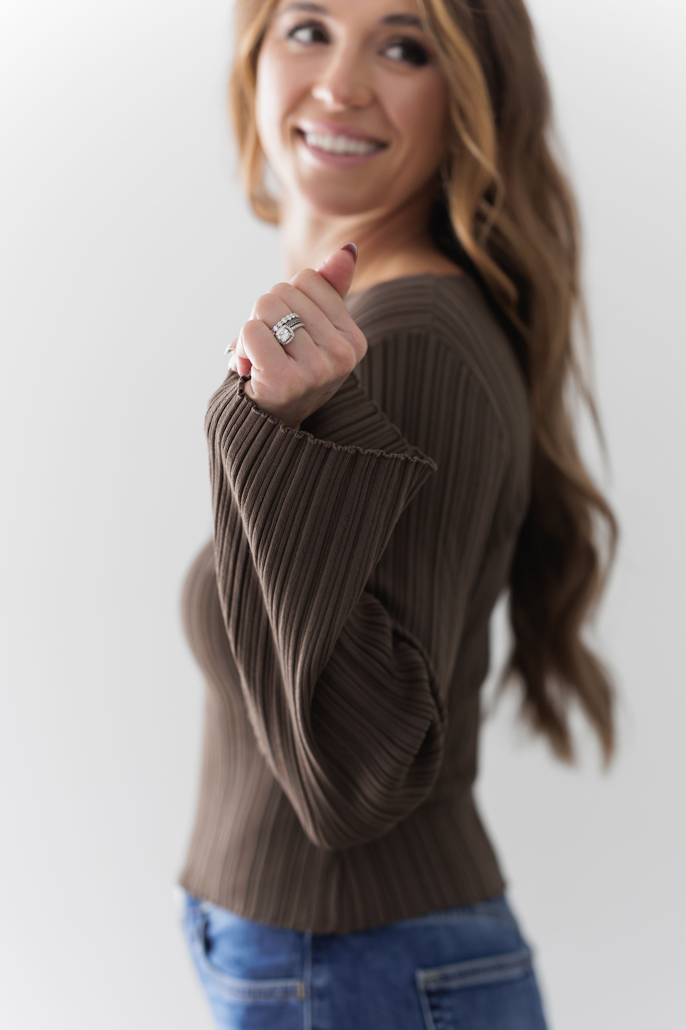 Slow Fade Top - Chocolate