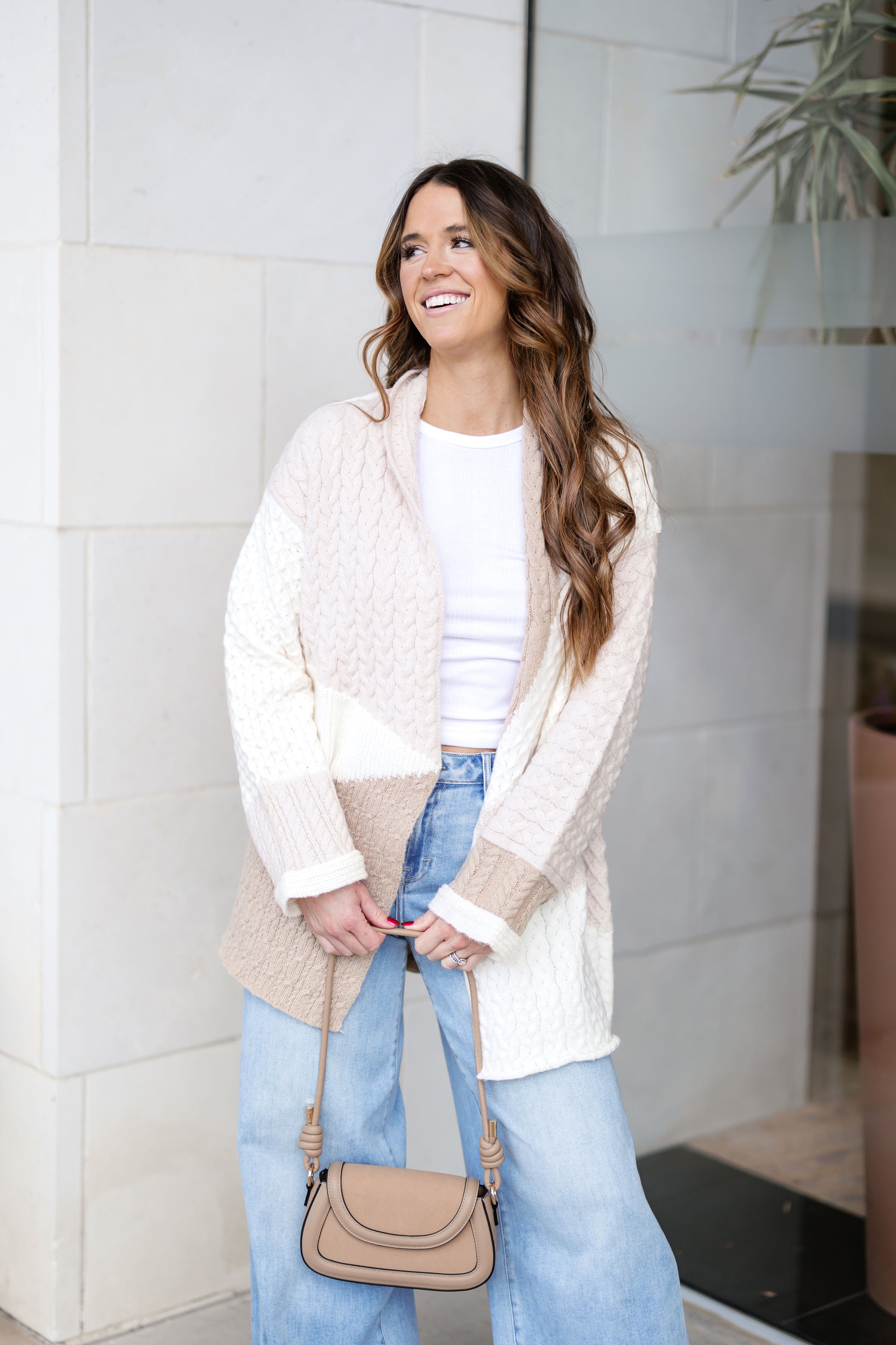 Right On Time Colorblock Cardigan