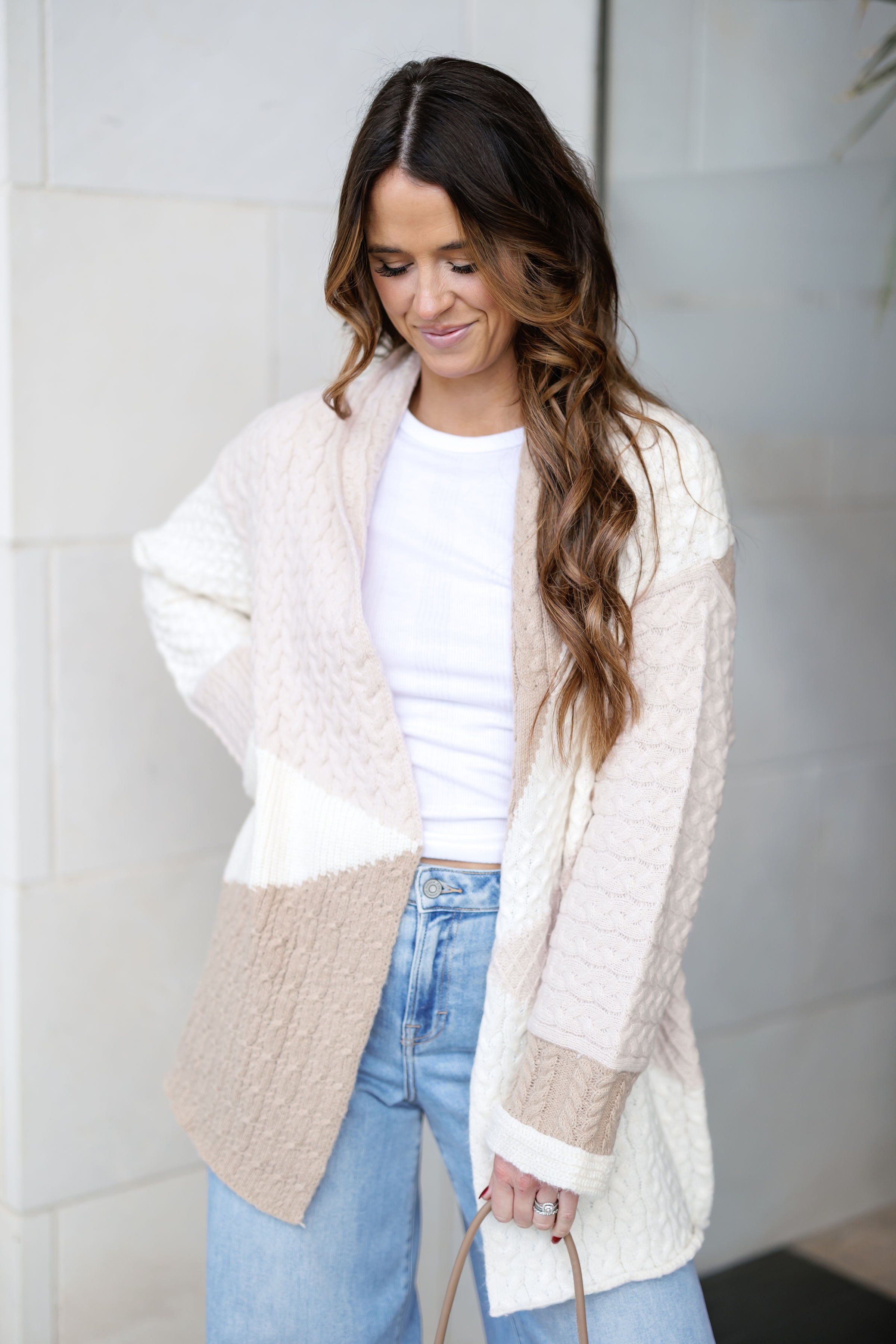 Right On Time Colorblock Cardigan