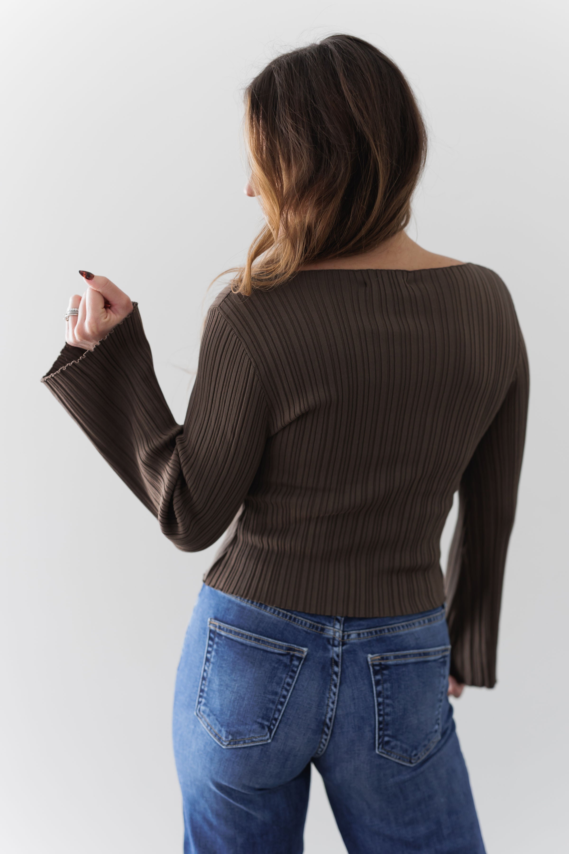 Slow Fade Top - Chocolate