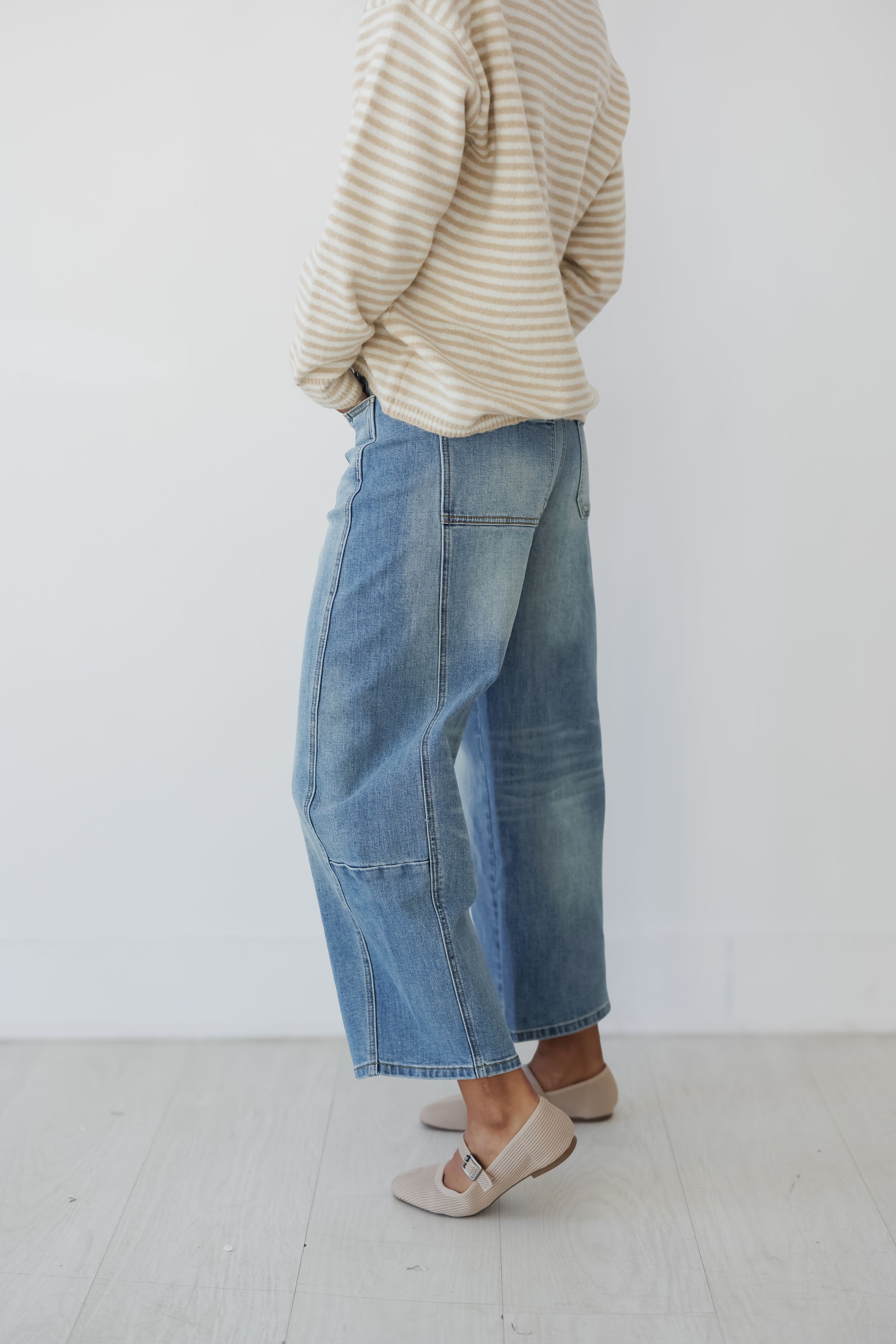 Joelle Loose Fit Denim Pants