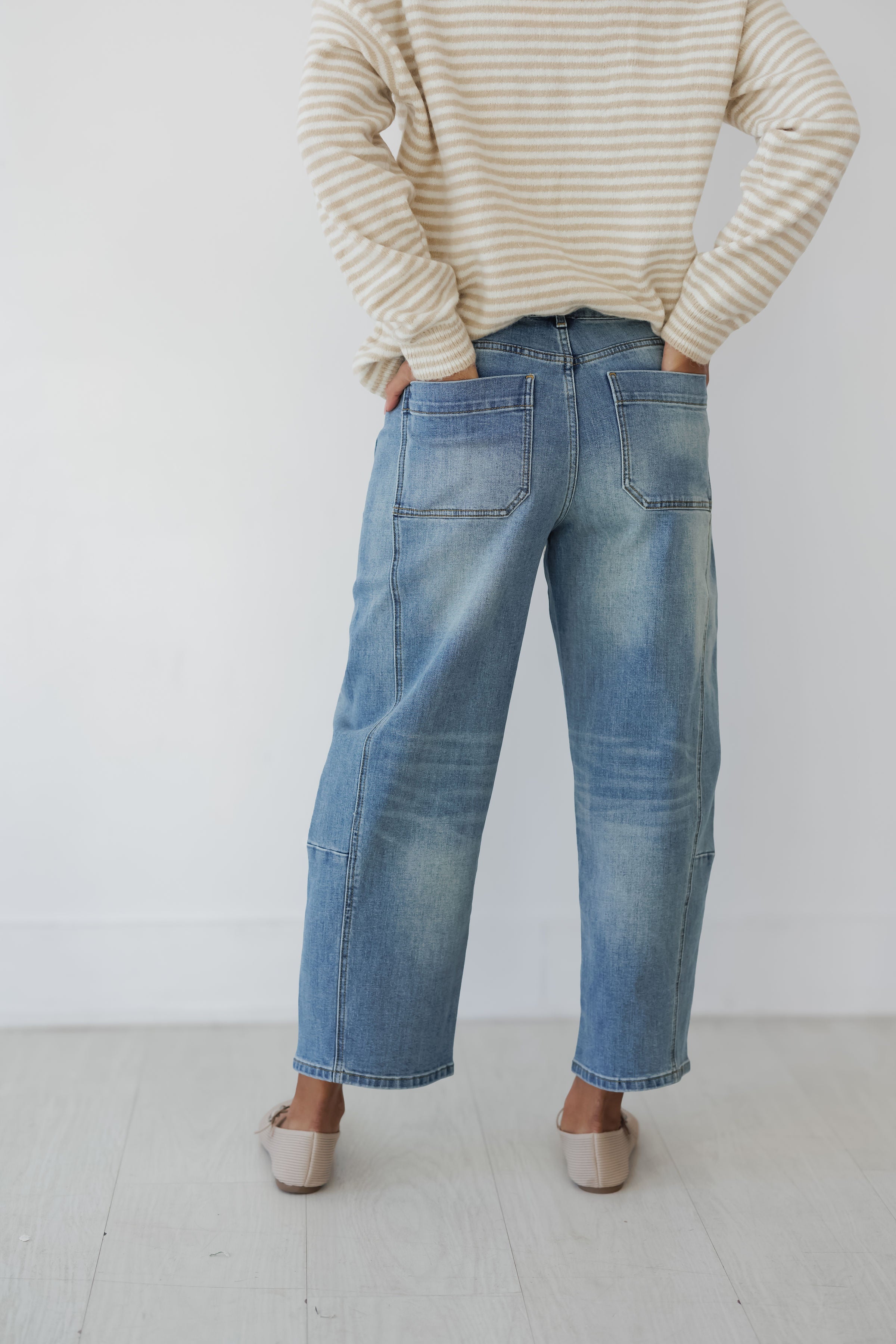 Joelle Loose Fit Denim Pants