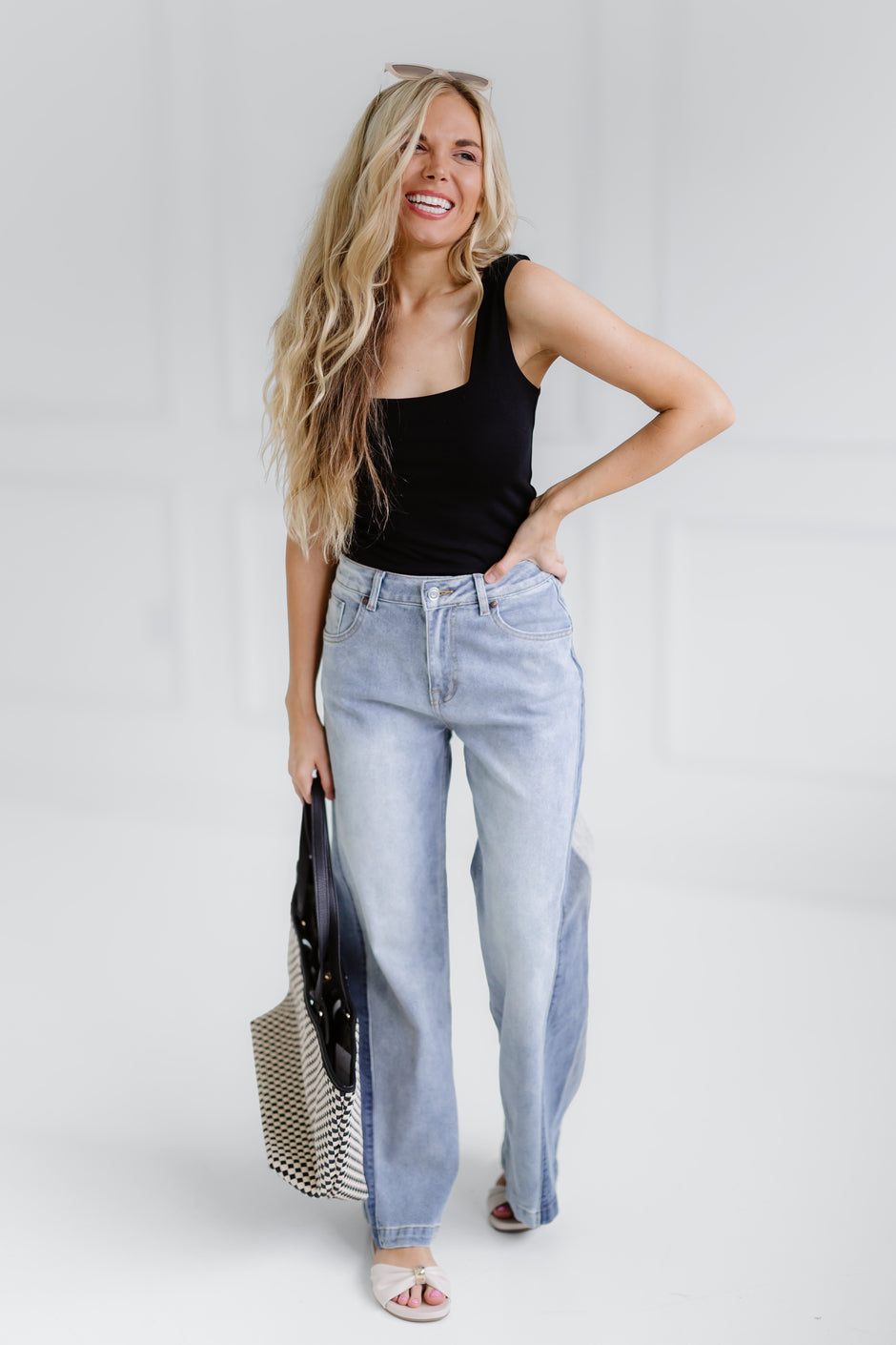 Scottie Wide Leg High Waist Jeans - FINAL SALE