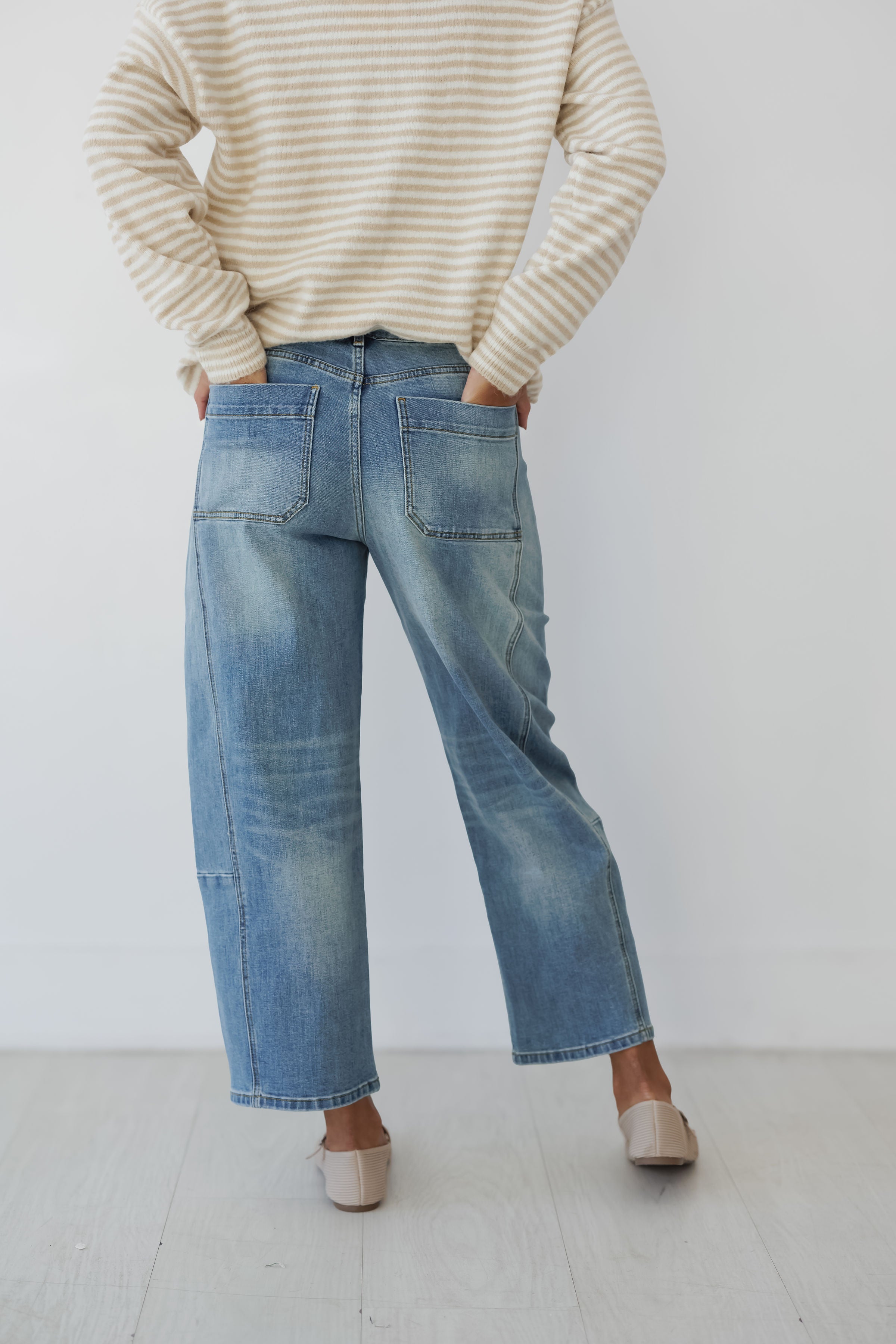 Joelle Loose Fit Denim Pants