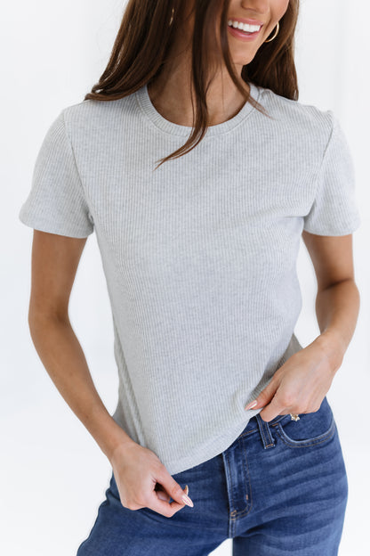 Stand Your Ground Top - Grey - FINAL SALE