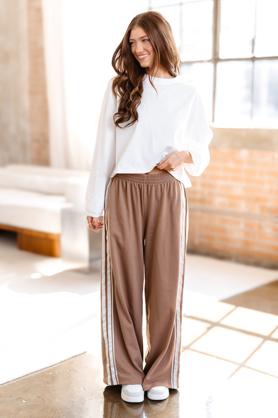 Follow Your Path Sweatpants - Mocha