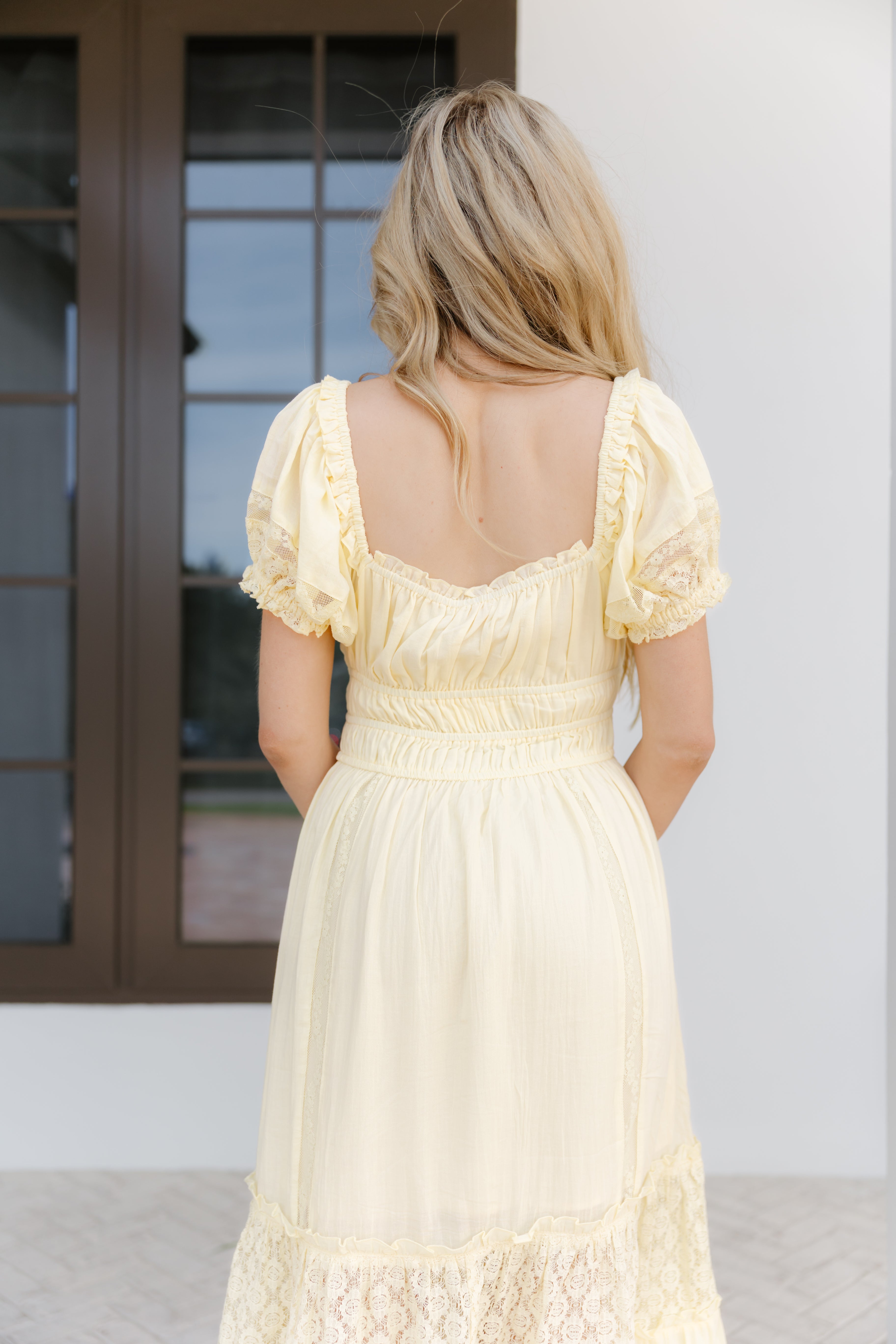 Allison Dress - Lt. Yellow