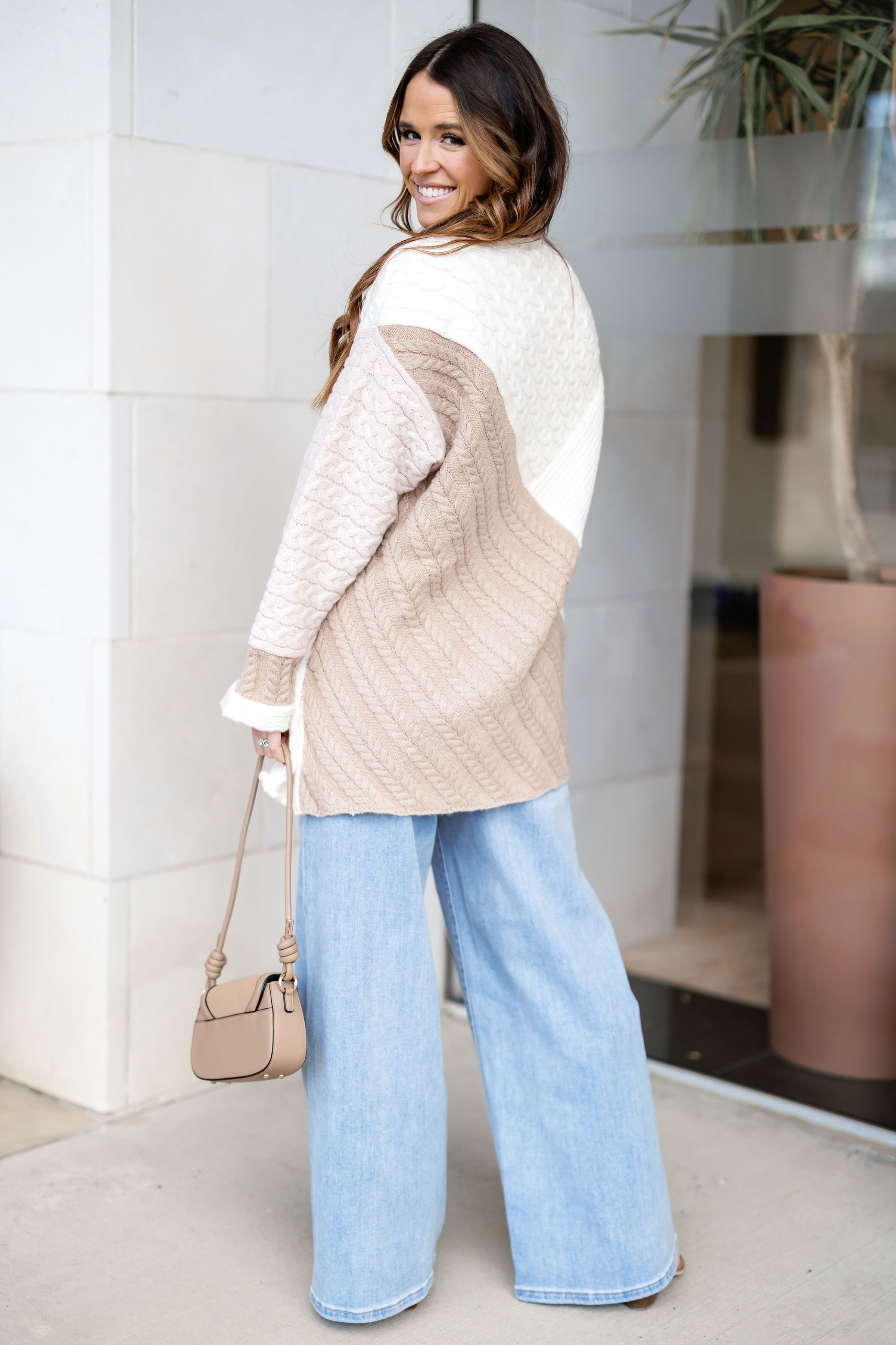 Right On Time Colorblock Cardigan