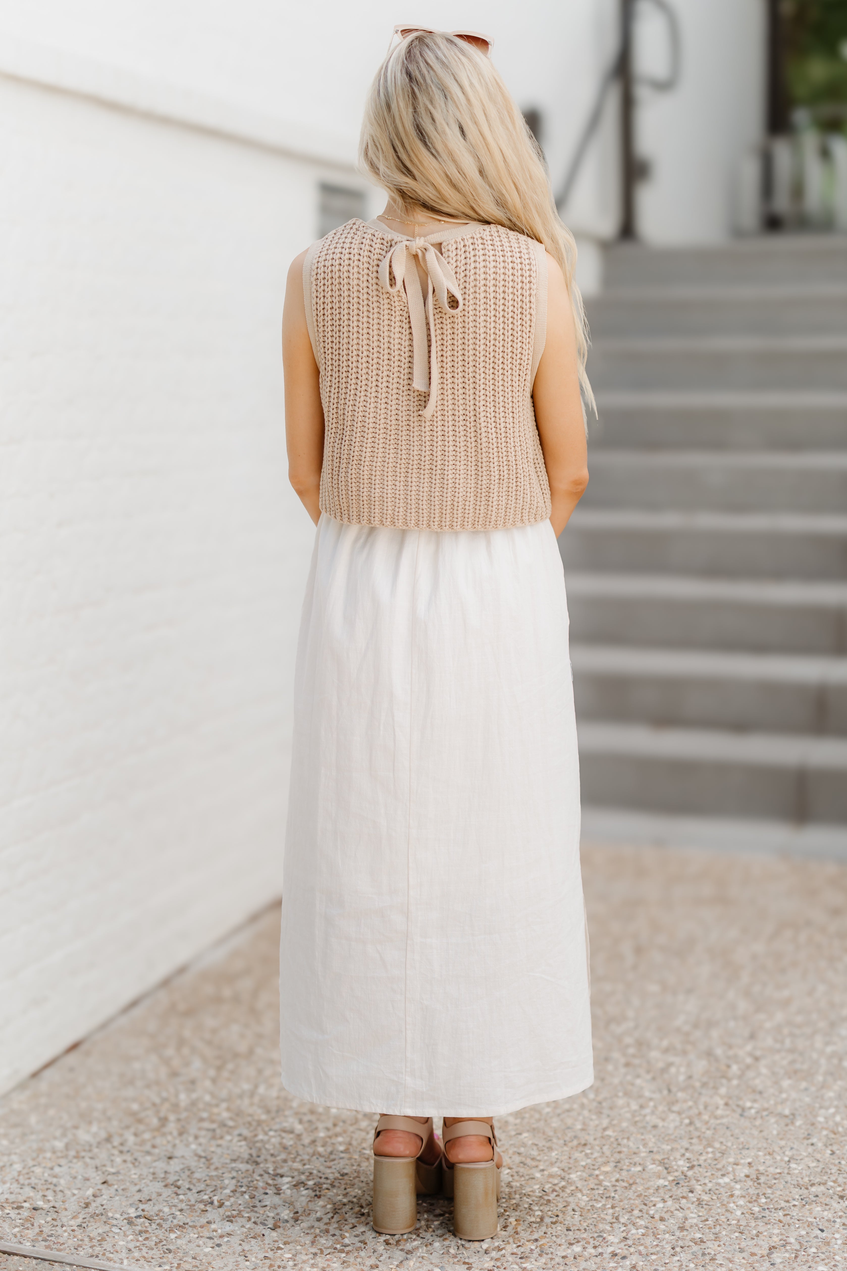Style Essential Dress - Latte/Cream