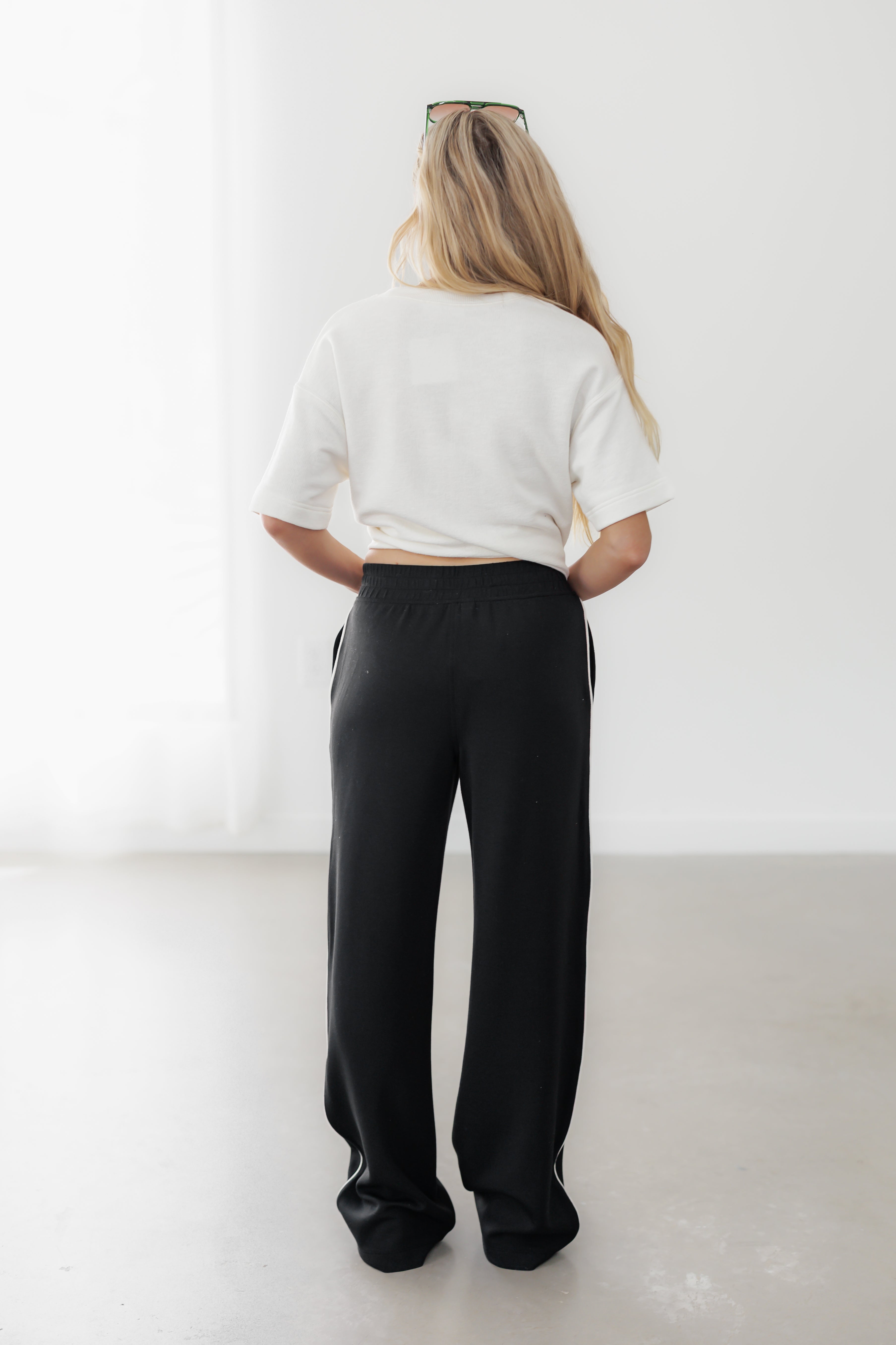 Keep The Vision Pants - Black/Cream