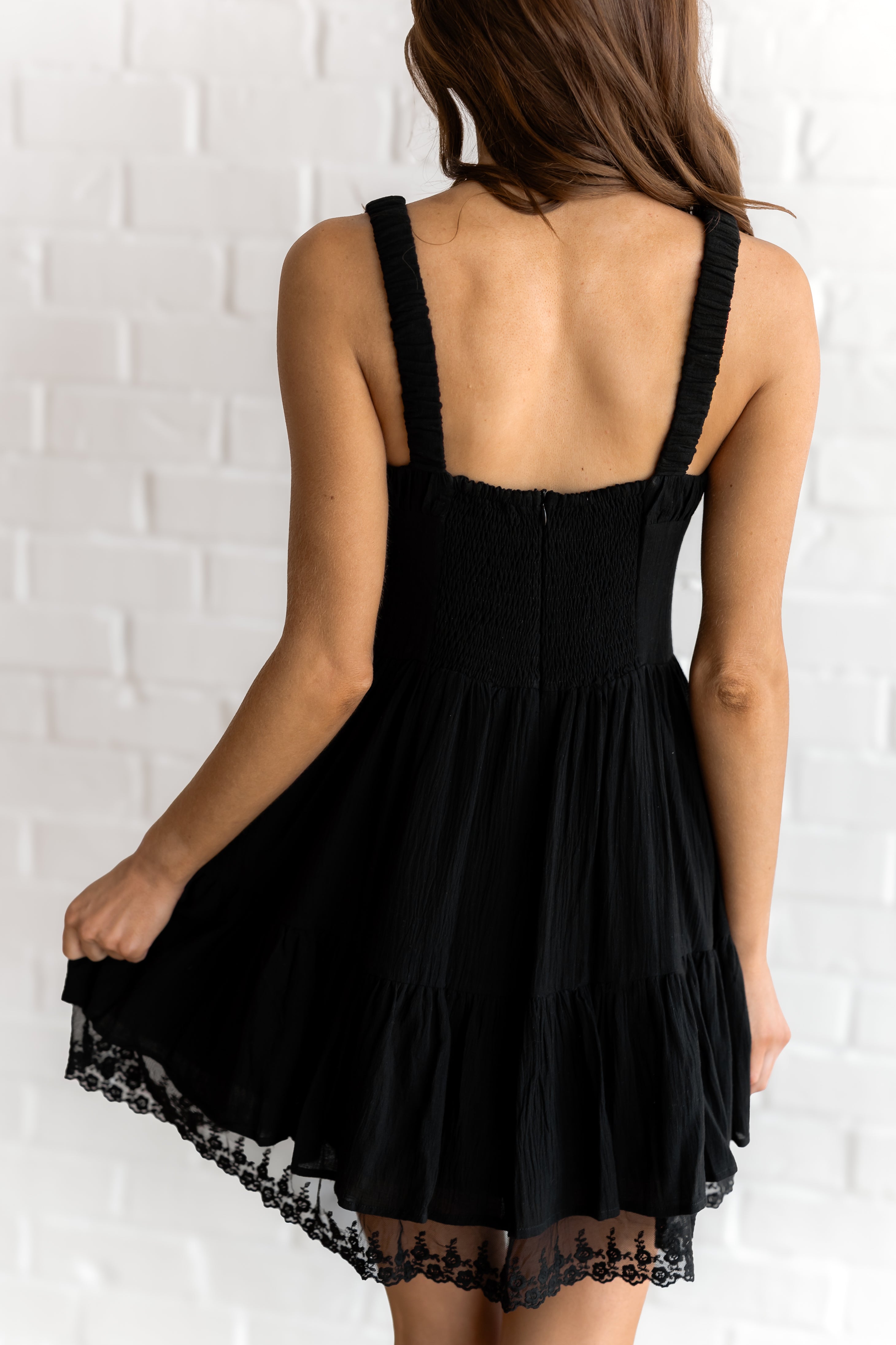 Arabella Mini Dress - Black
