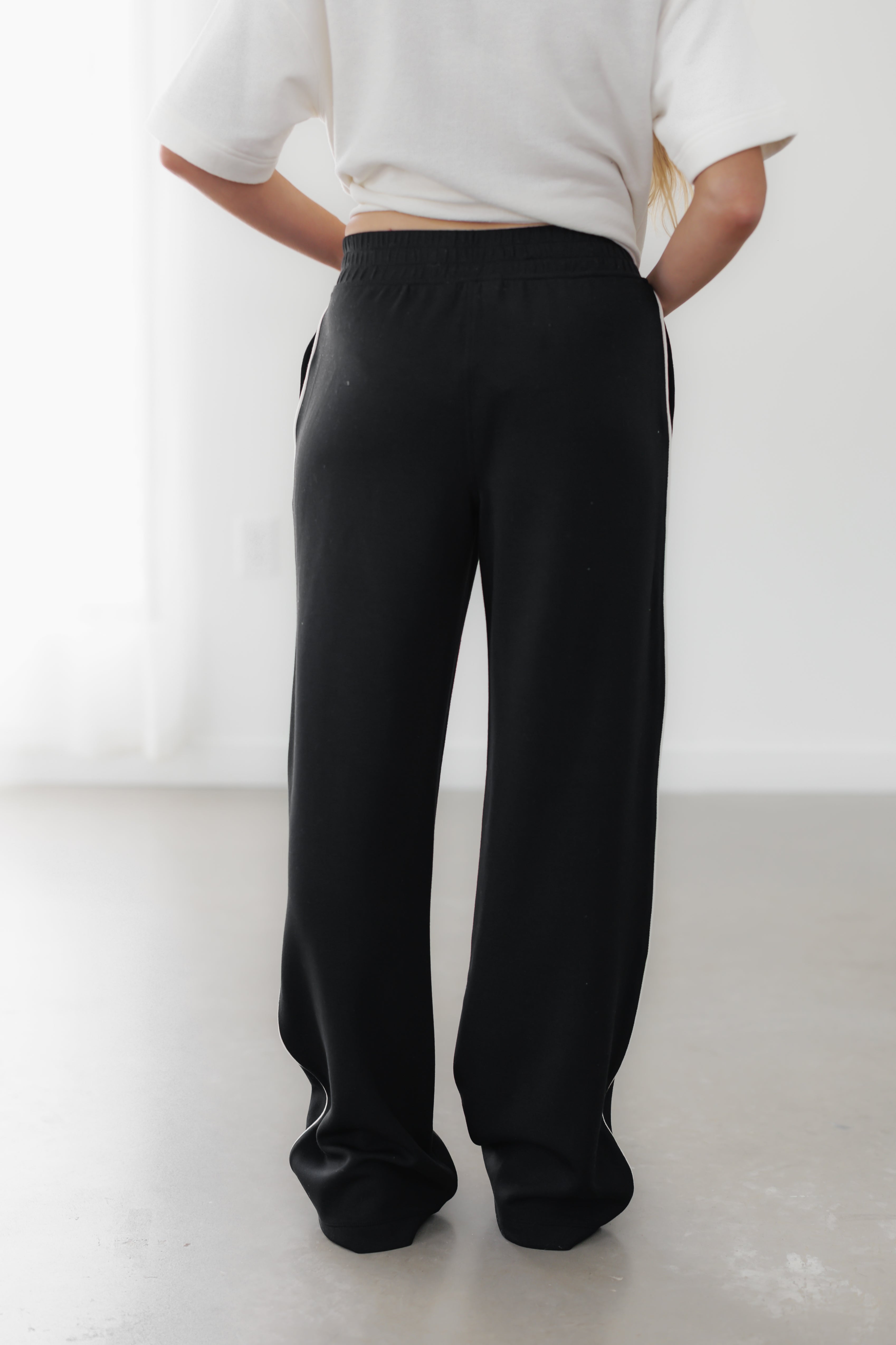 Keep The Vision Pants - Black/Cream