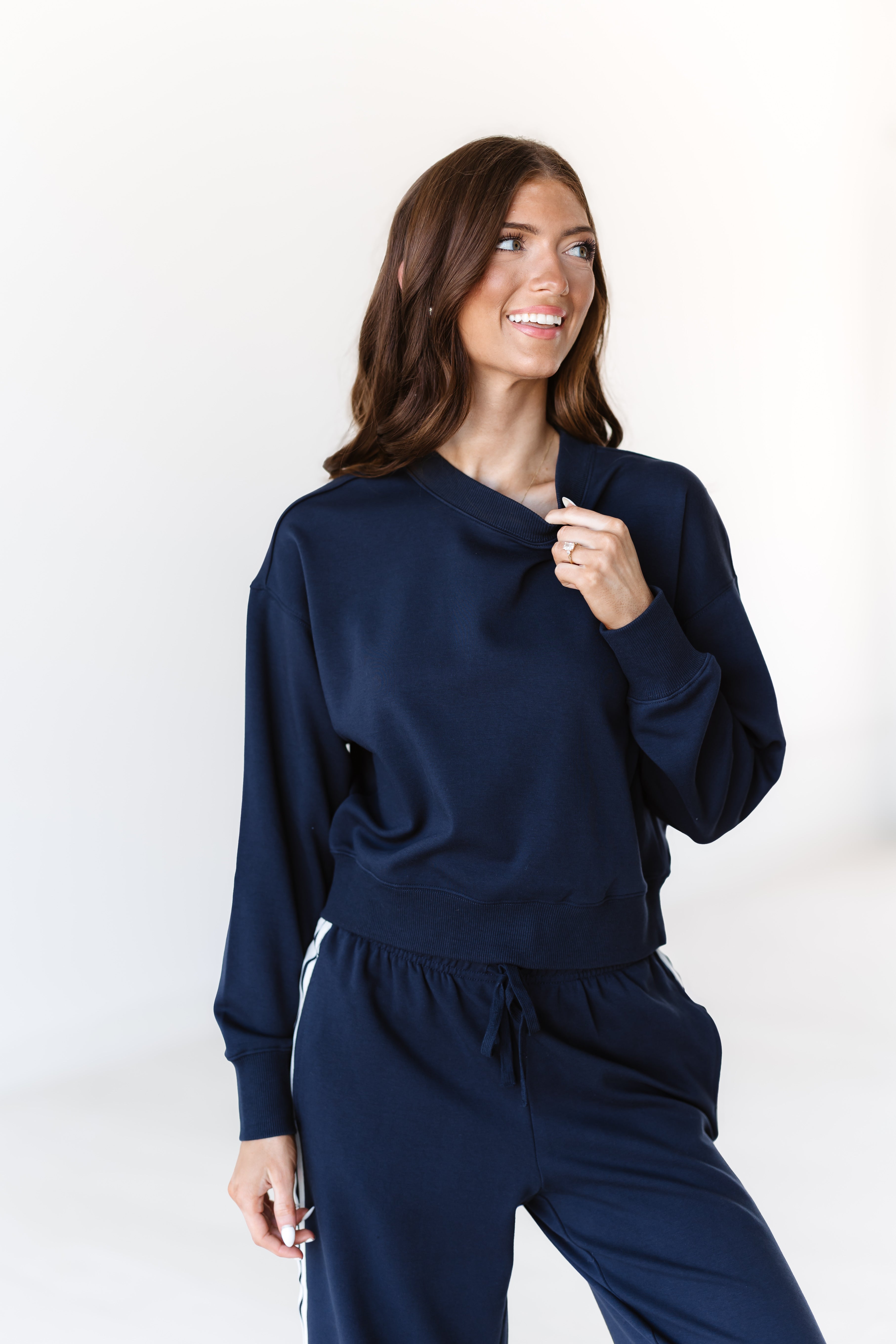 [Z Supply] Rise And Go Sweatshirt - Eclipse
