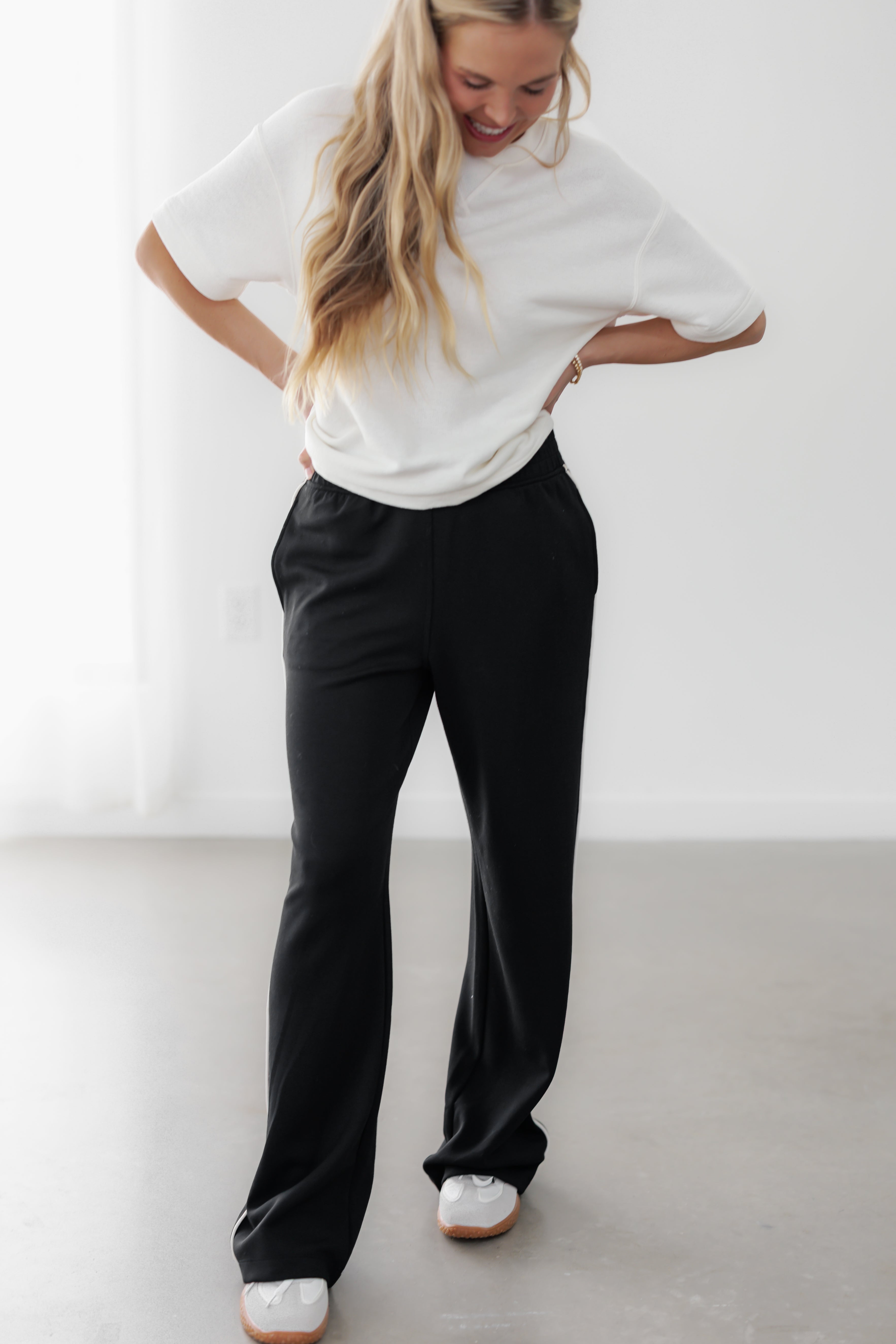 Keep The Vision Pants - Black/Cream