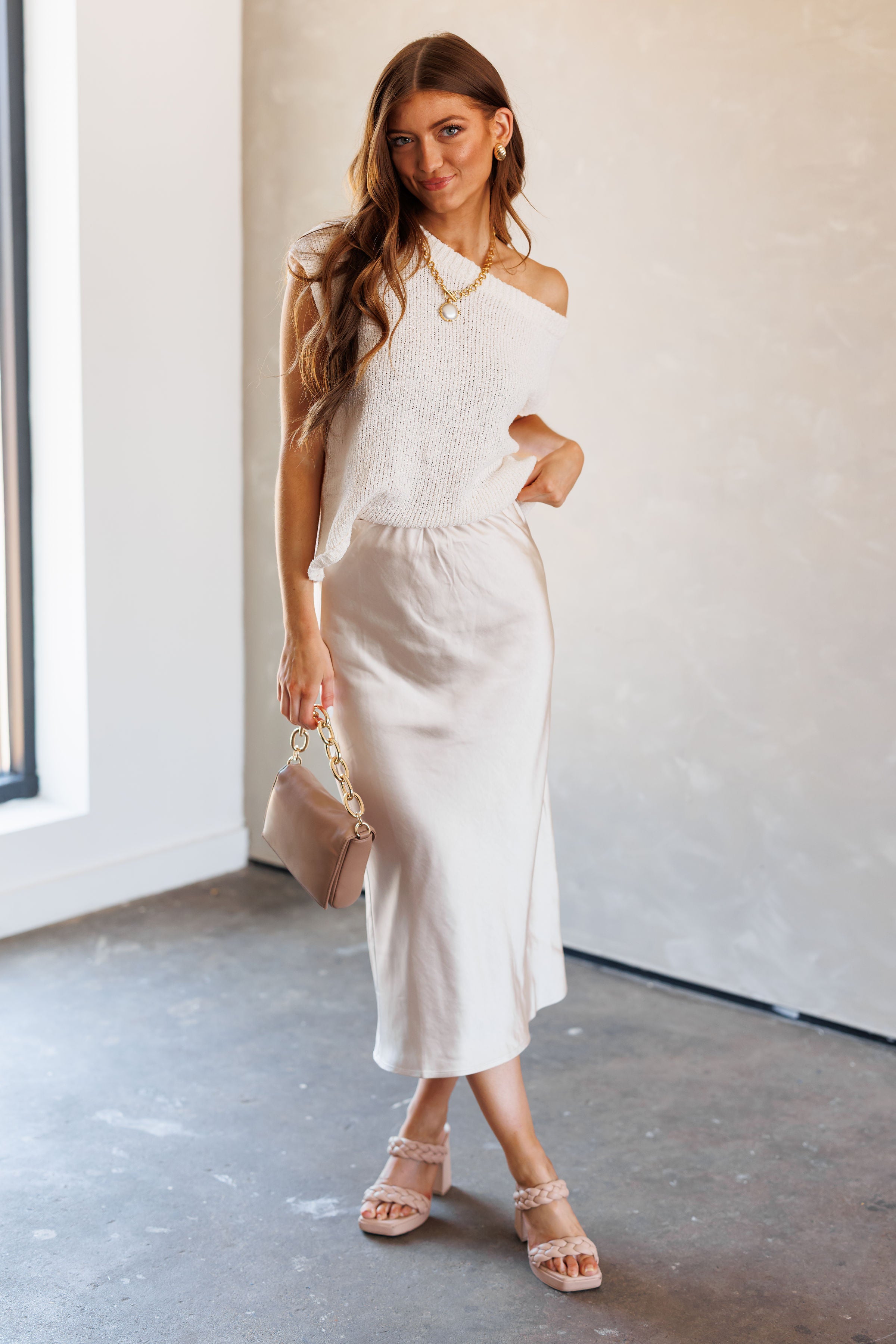 Create Your Path Skirt - Pearl