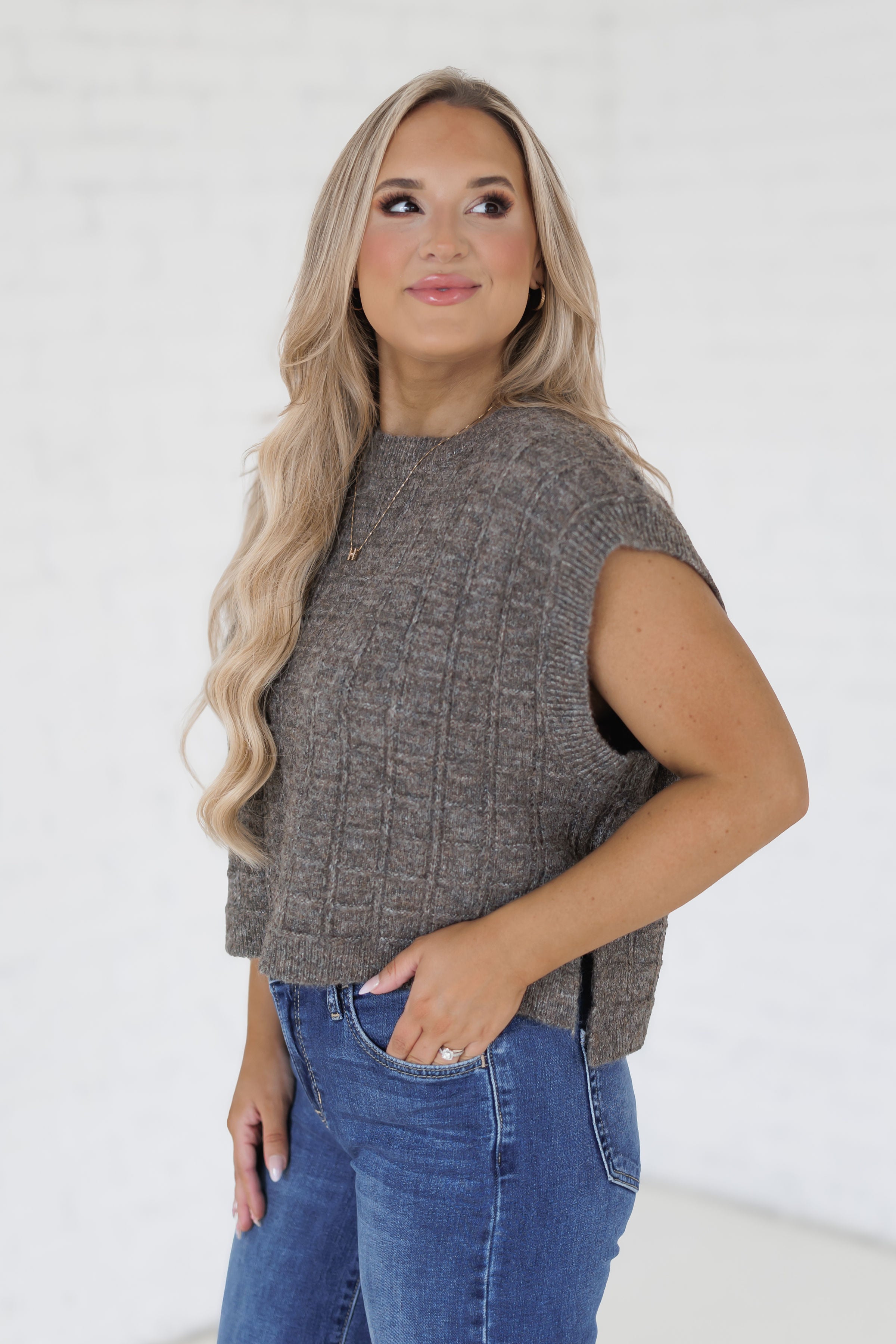 With Open Arms Sweater Vest