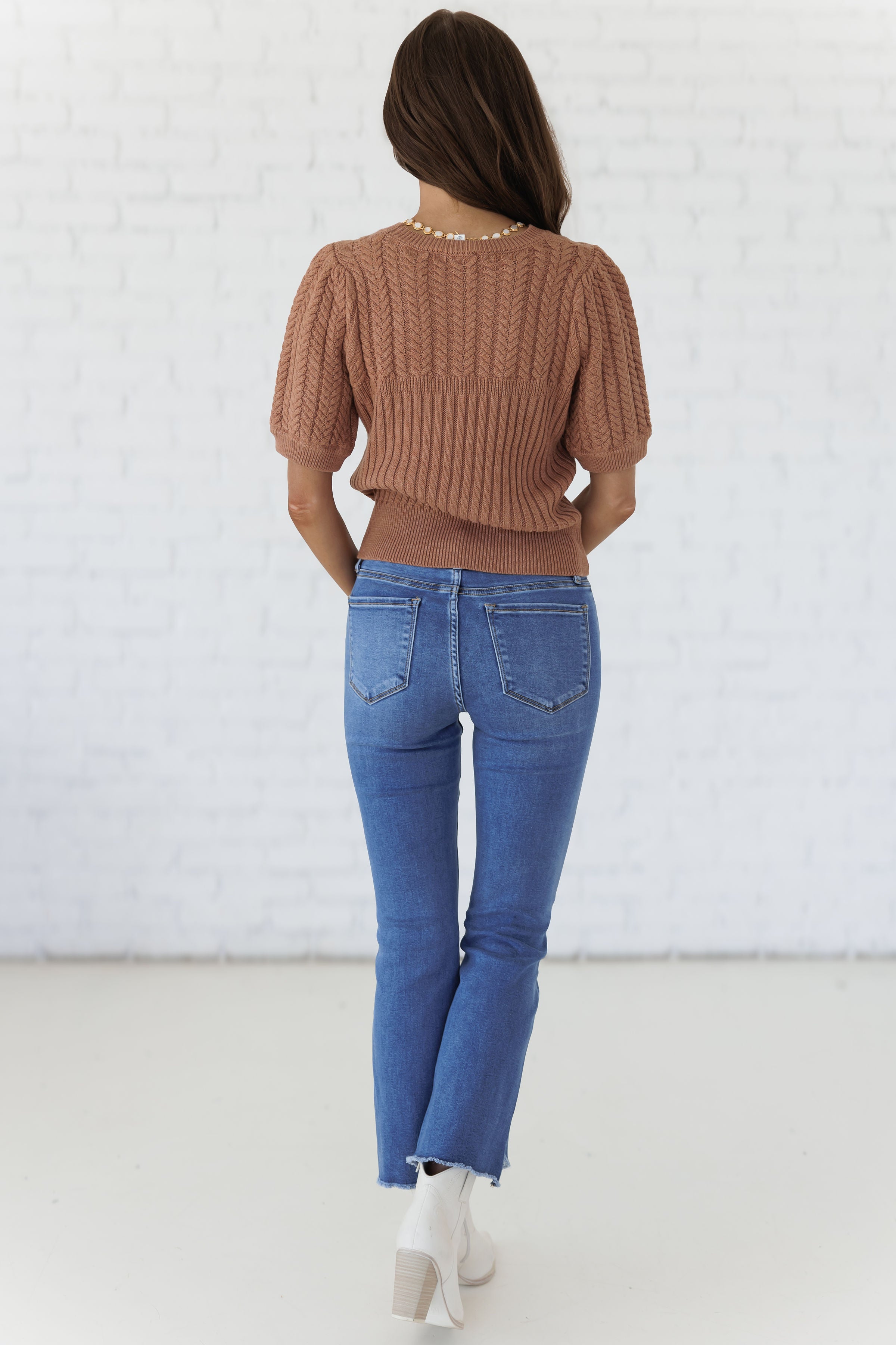 Lead The Way Sweater - Cinnamon