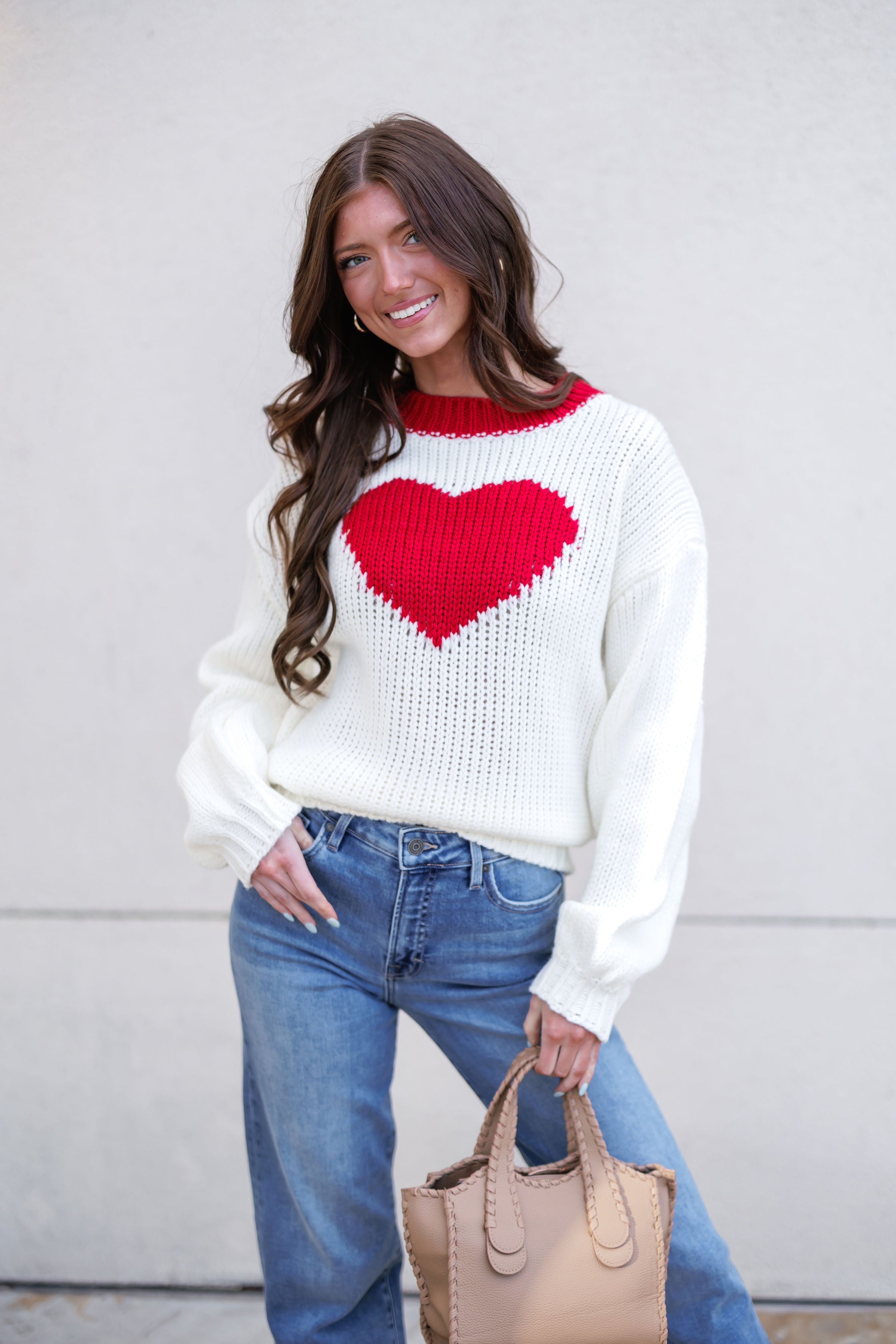 With All My Heart Sweater