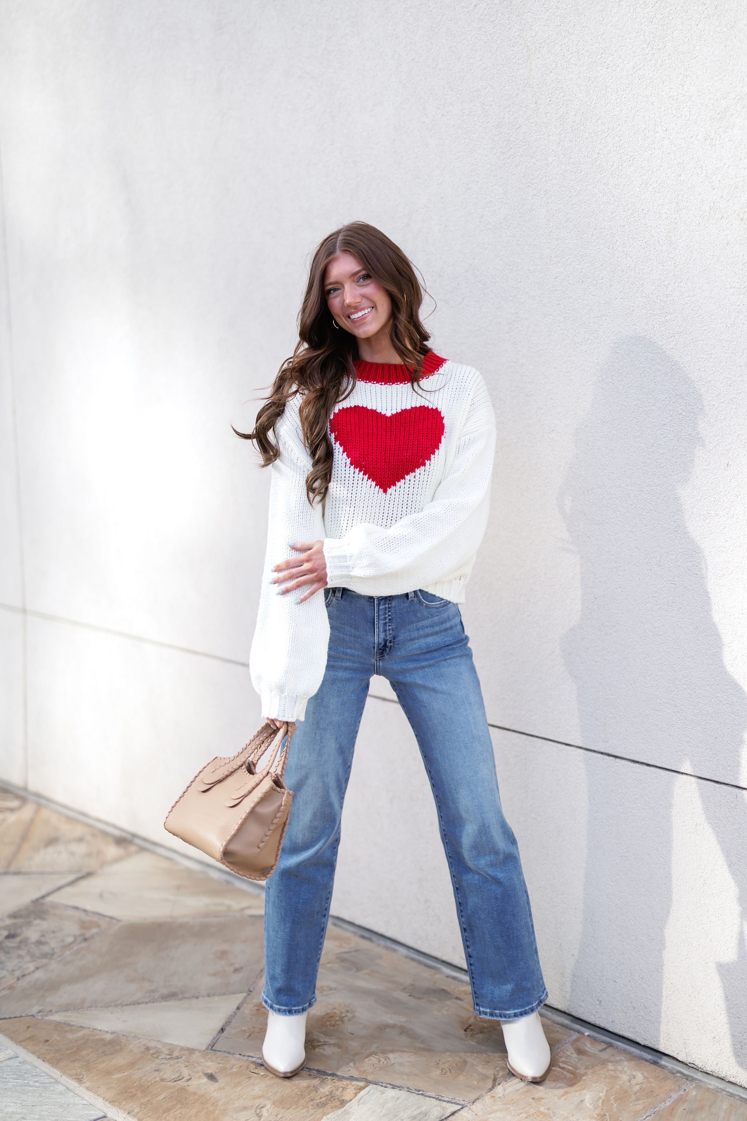 With All My Heart Sweater