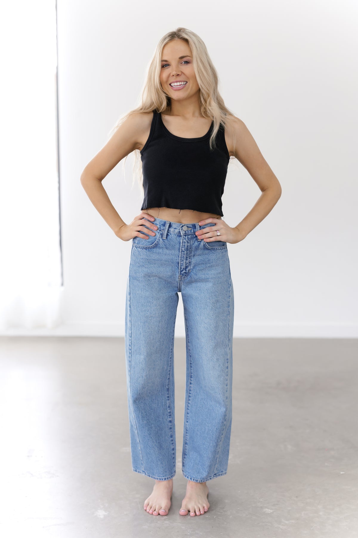 Reece Barrel Jeans