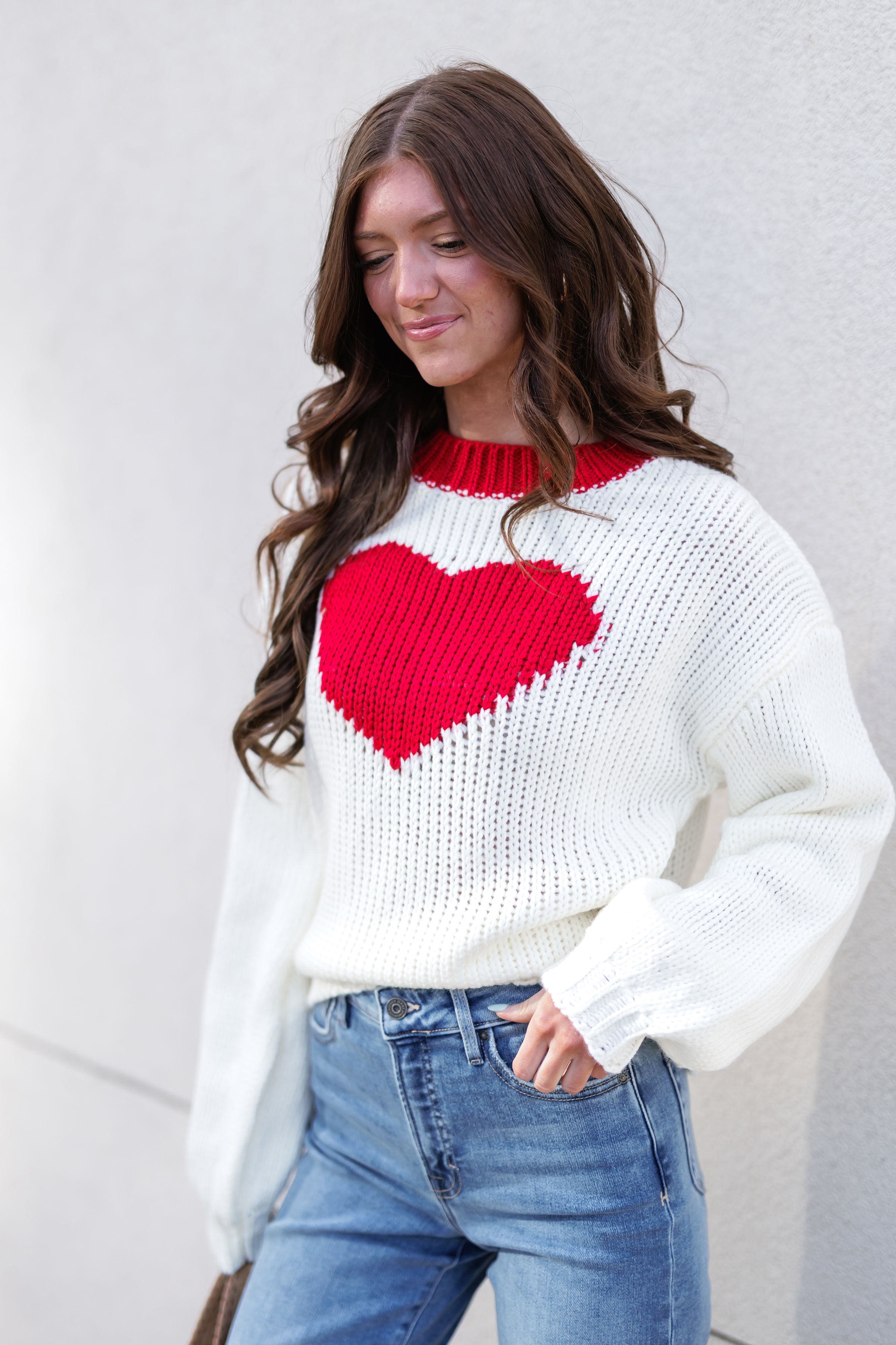 With All My Heart Sweater