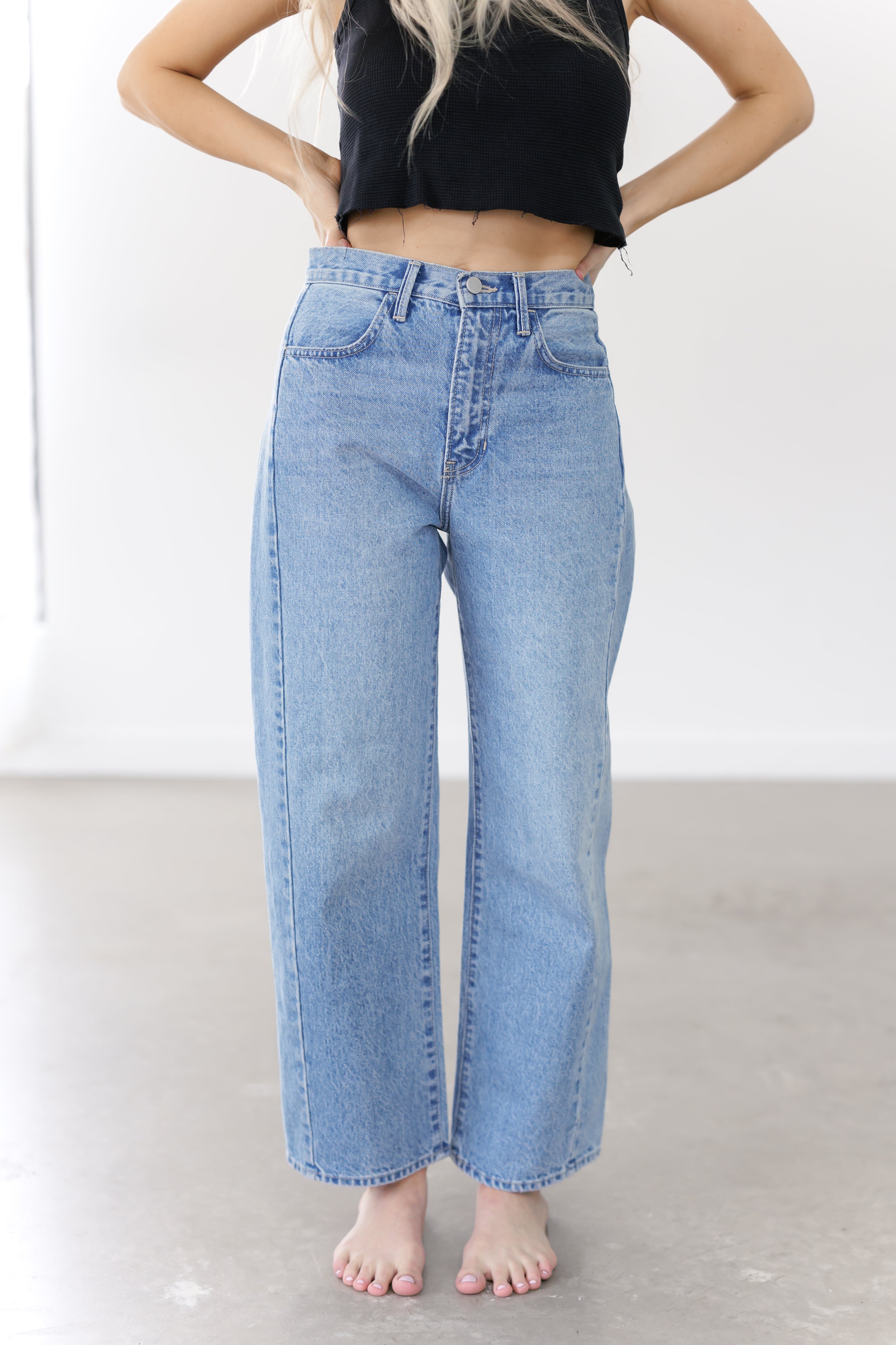 Reece Barrel Jeans
