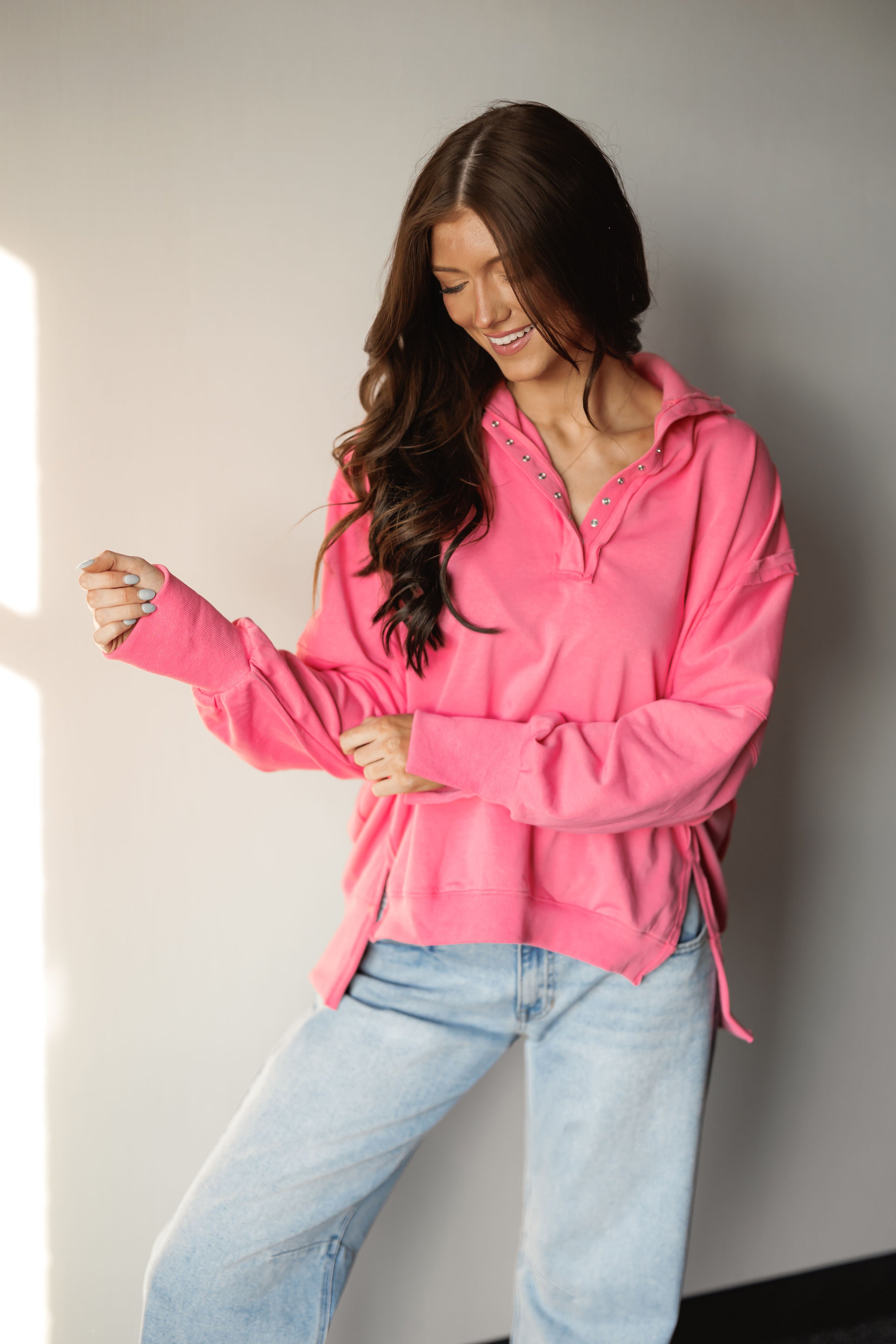 Everyday Comfort Sweatshirt - Flamingo