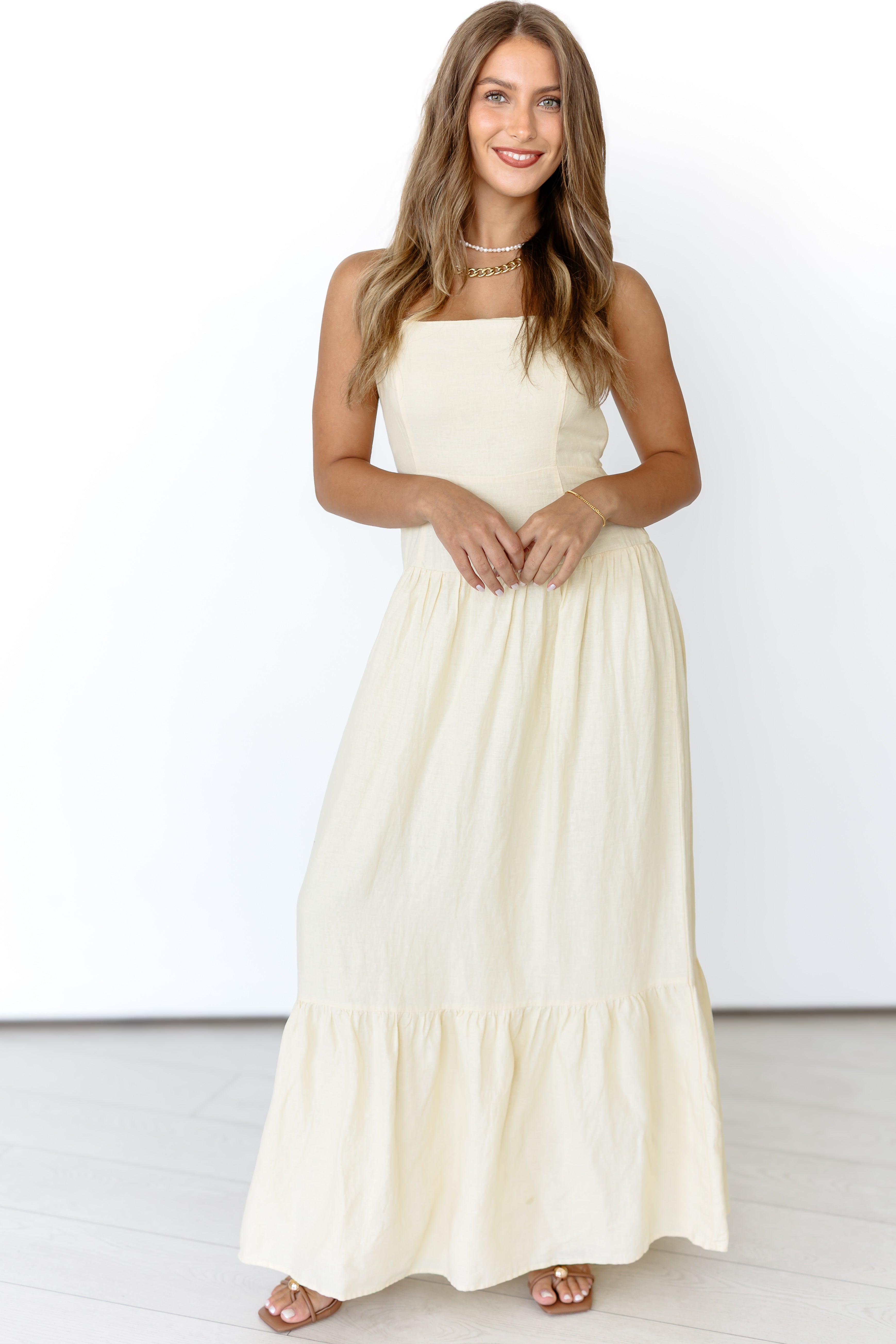 [Z Supply] Georgia Maxi Dress-Lemon
