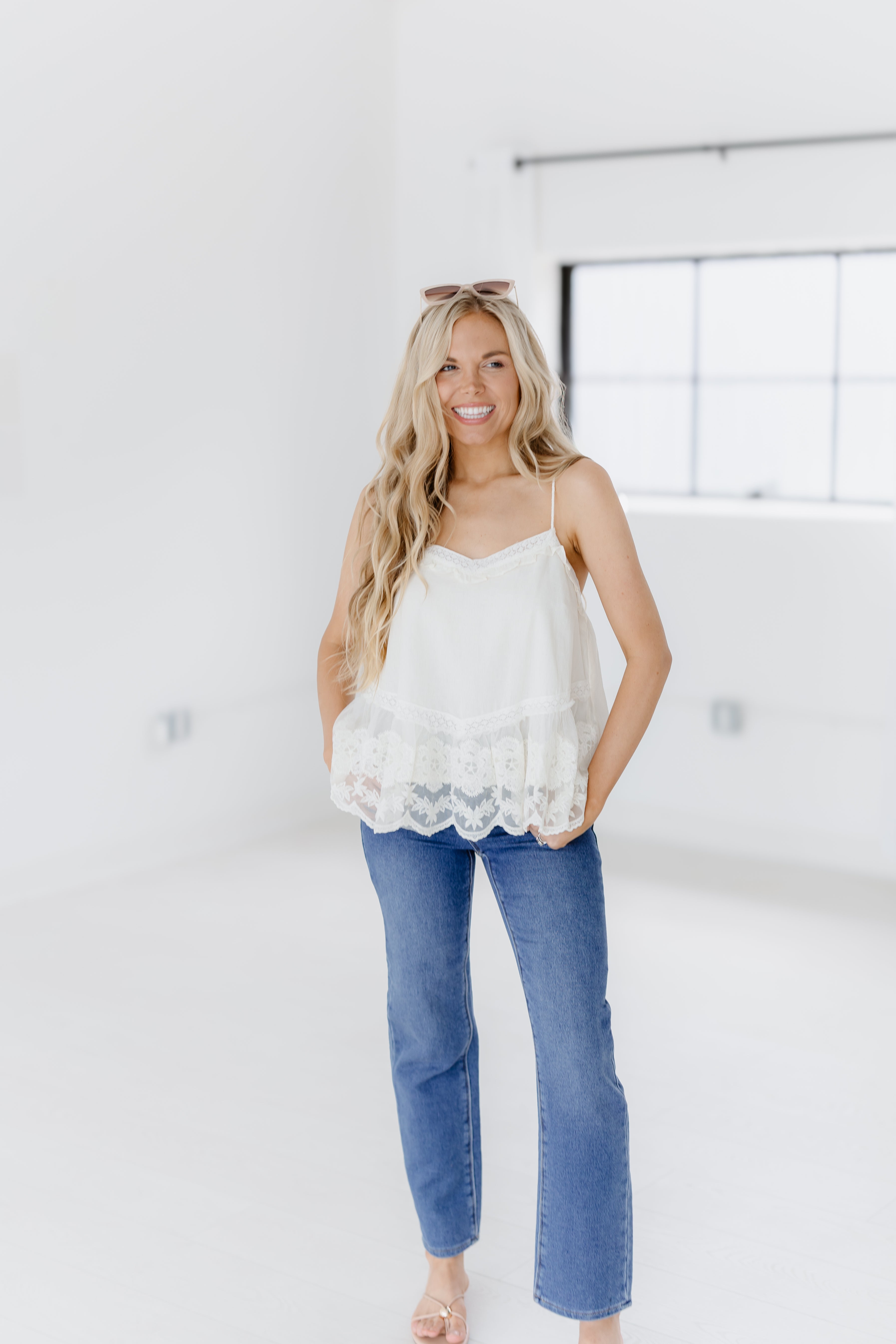 Lillian Lace Top
