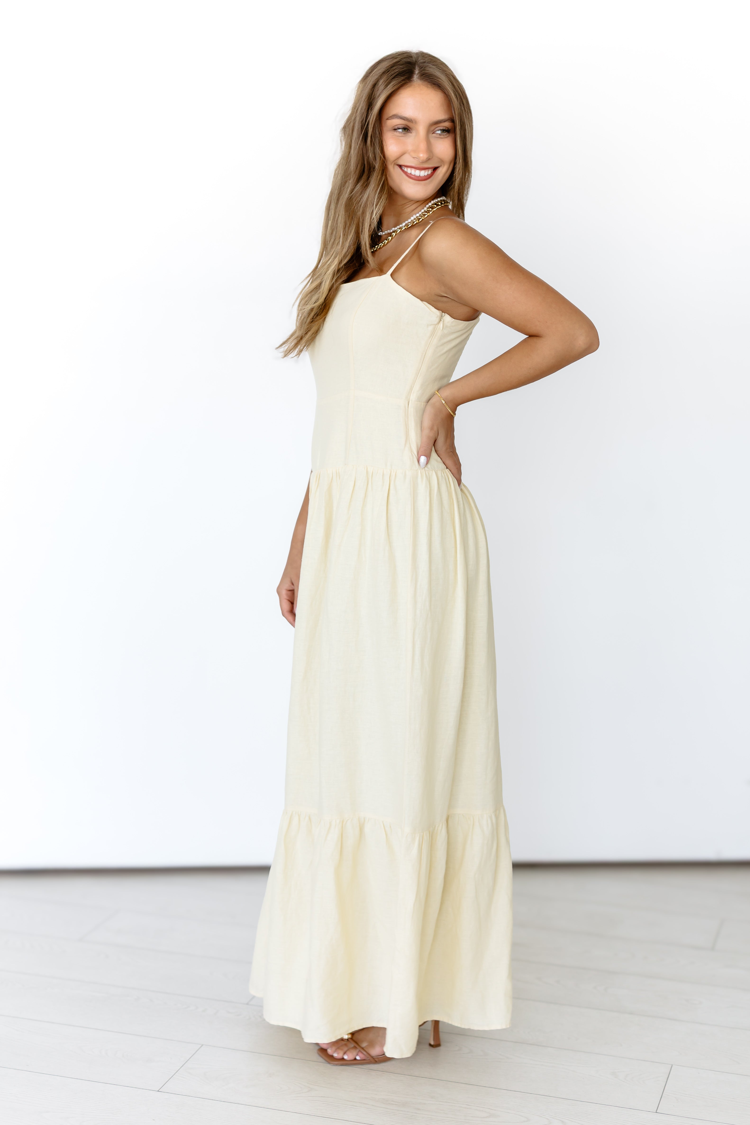 [Z Supply] Georgia Maxi Dress-Lemon
