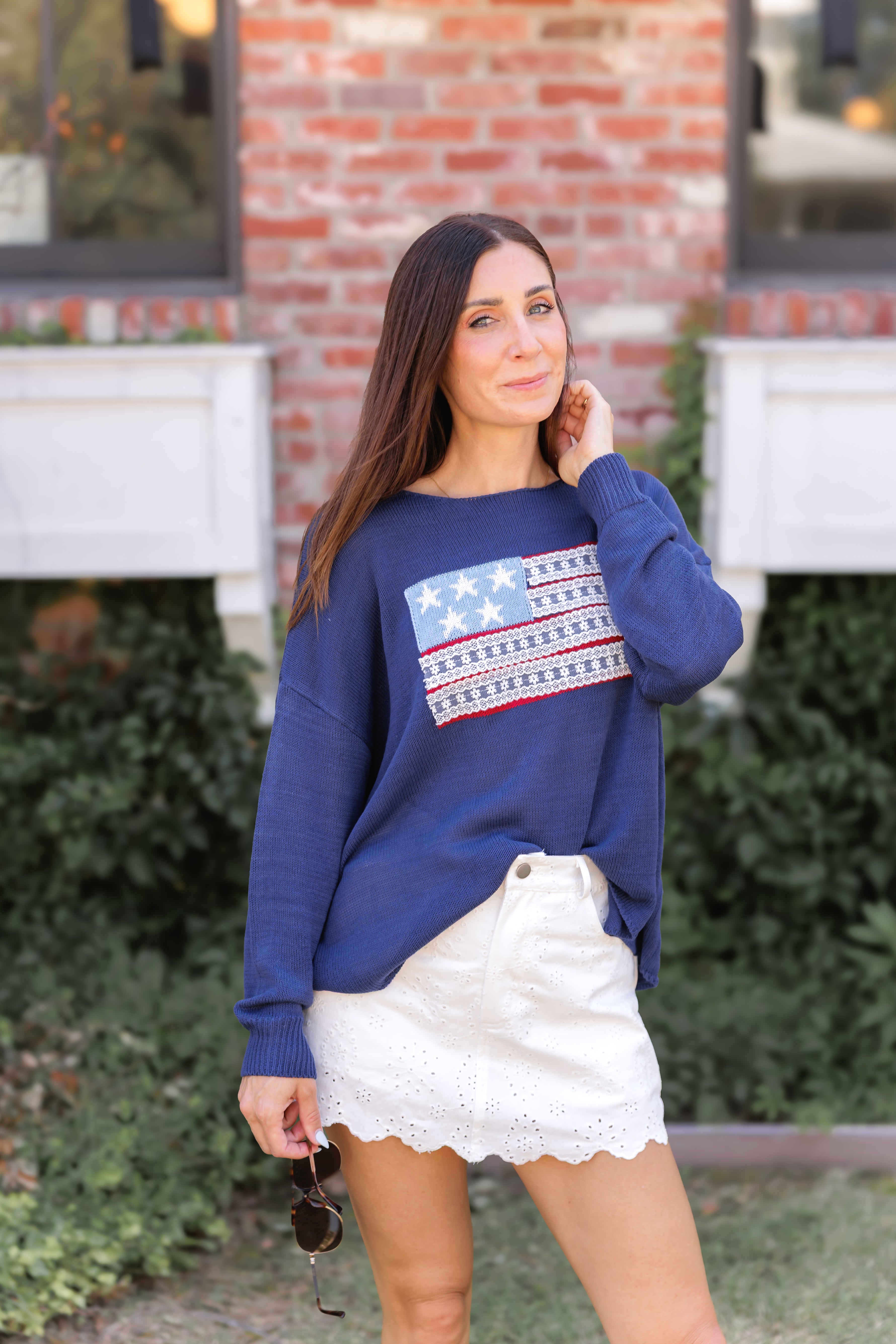 USA Flag Sweater