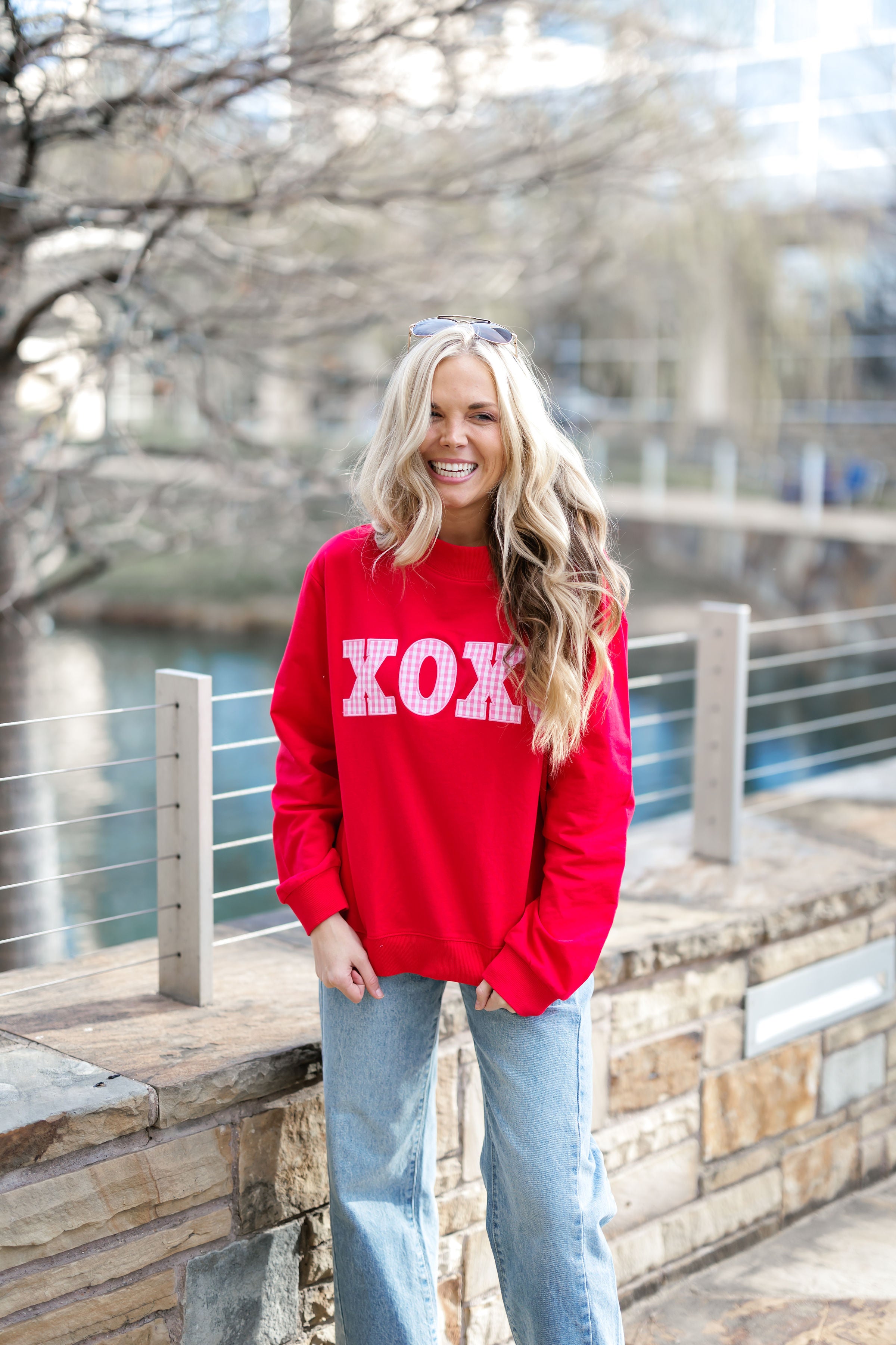 XOXO Patch Sweatshirt