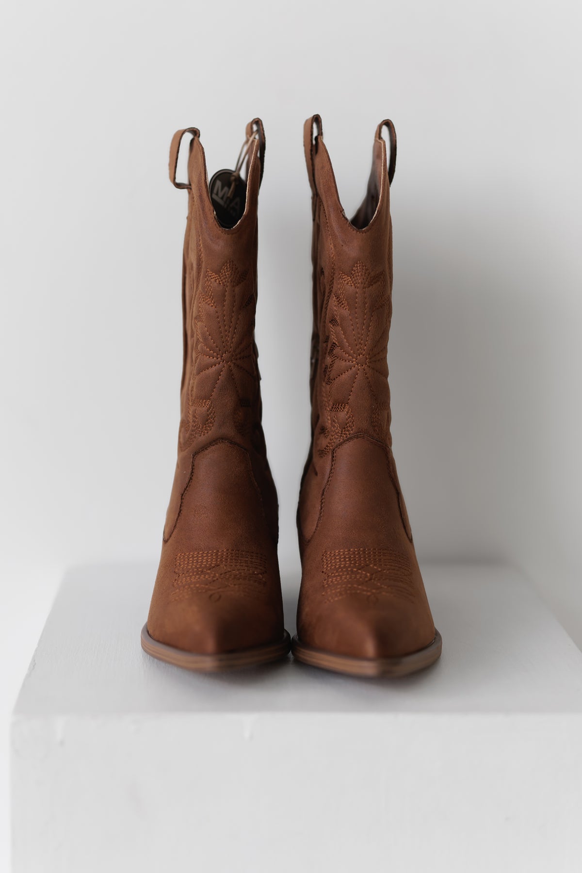 MIA: Kelsha Boot - Cognac - FINAL SALE