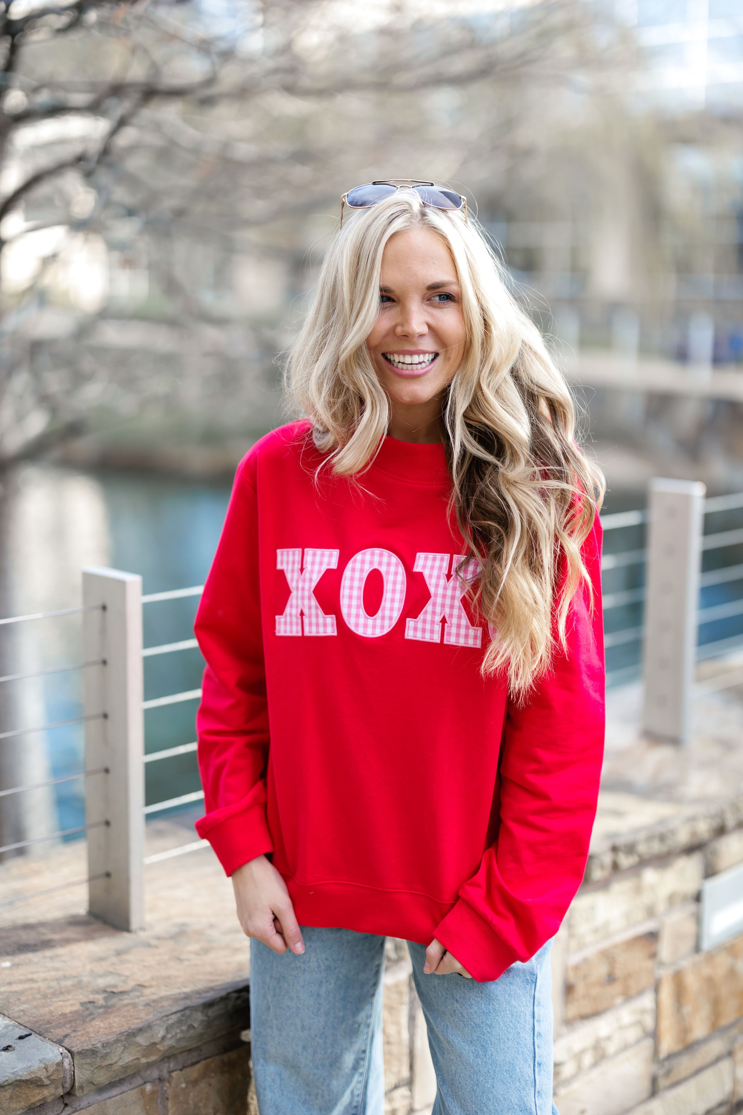 XOXO Patch Sweatshirt