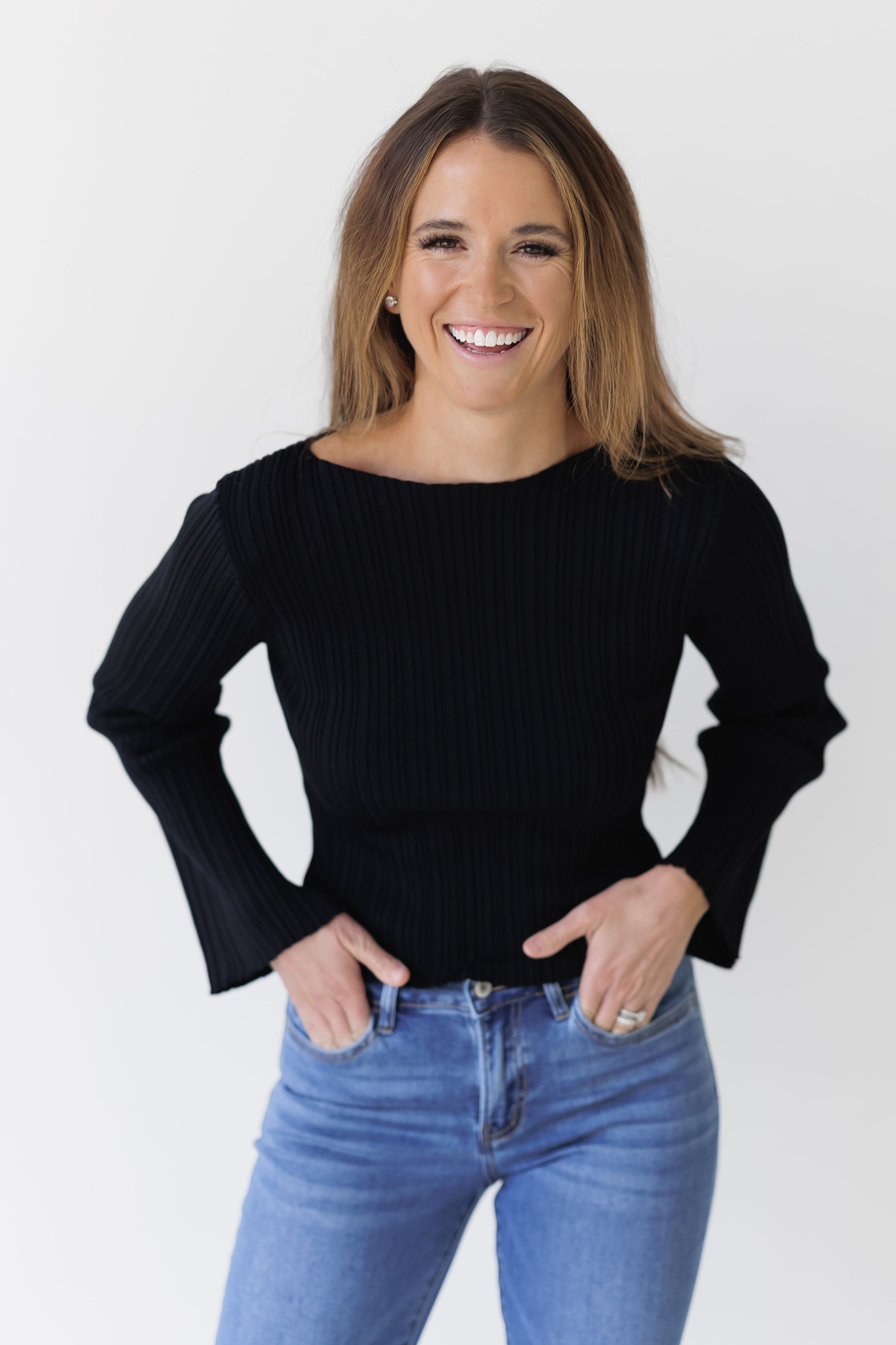 Slow Fade Top - Black