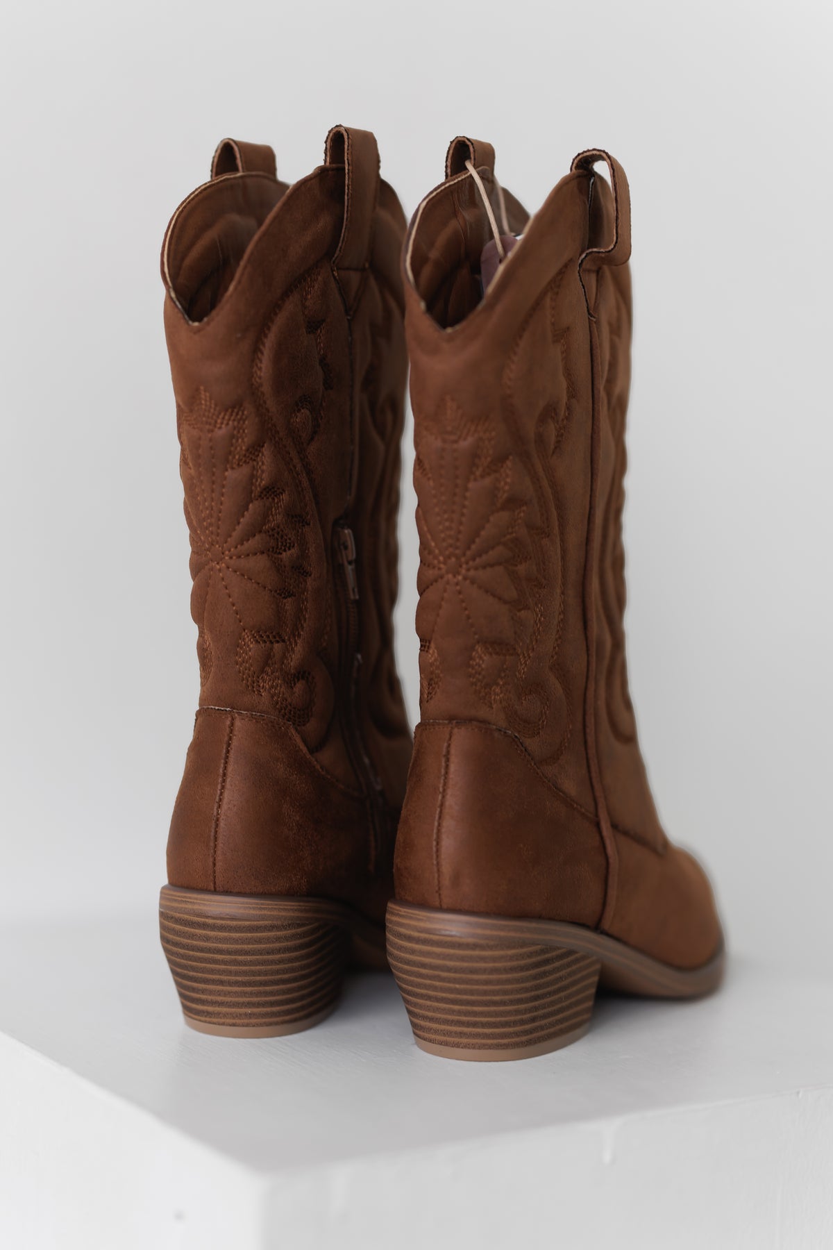 MIA: Kelsha Boot - Cognac - FINAL SALE