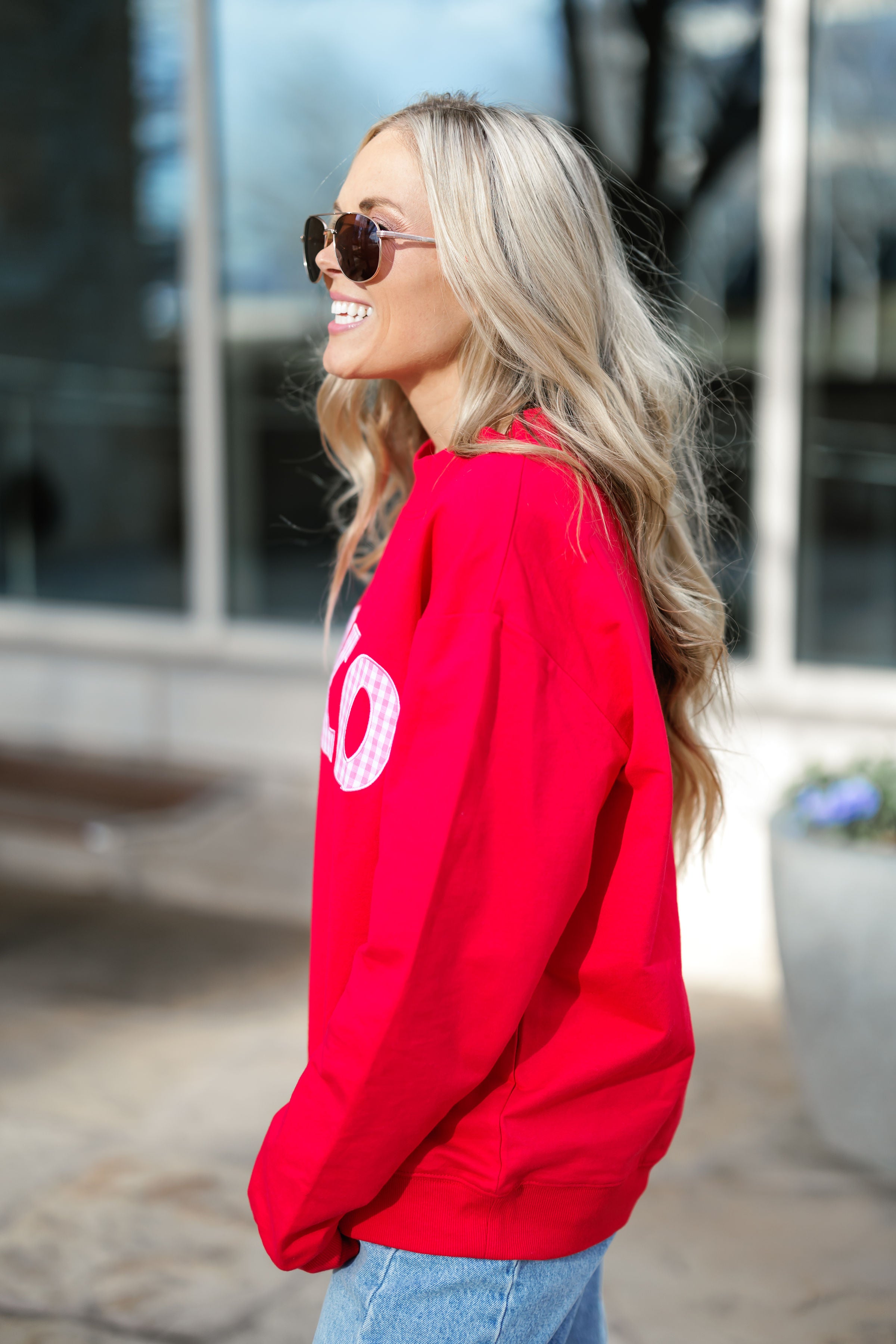 XOXO Patch Sweatshirt