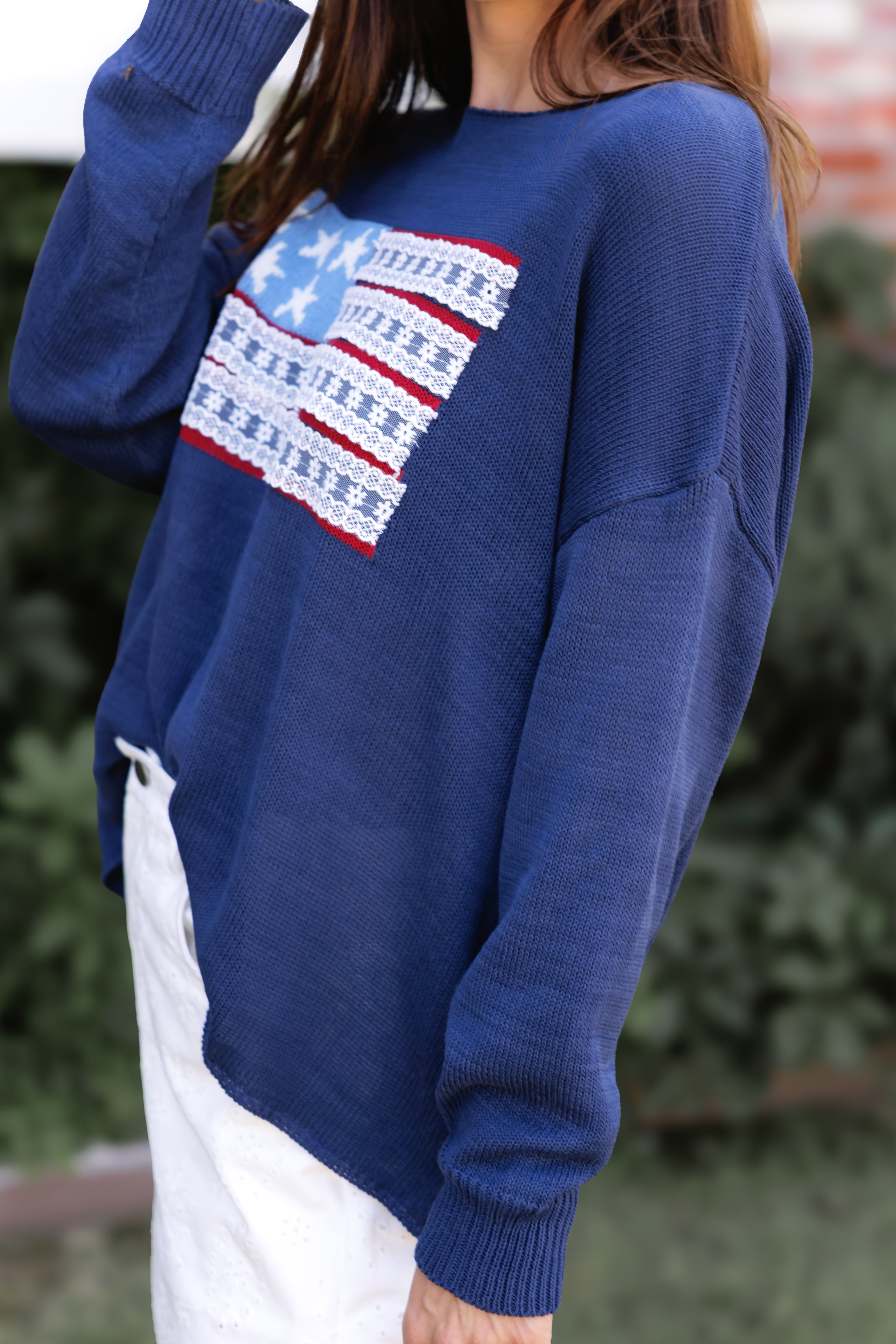 USA Flag Sweater