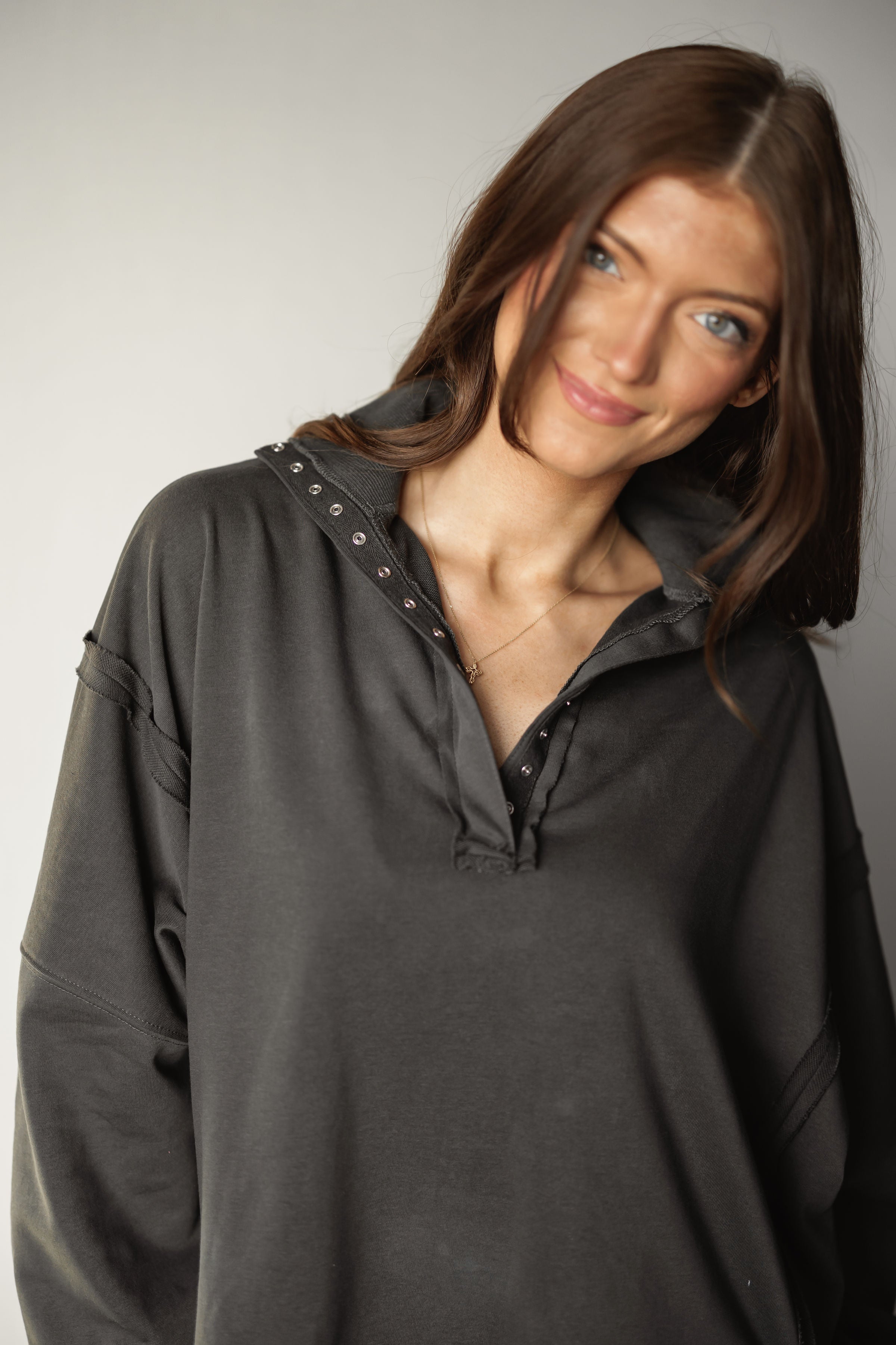 Everyday Comfort Sweatshirt - Charcoal